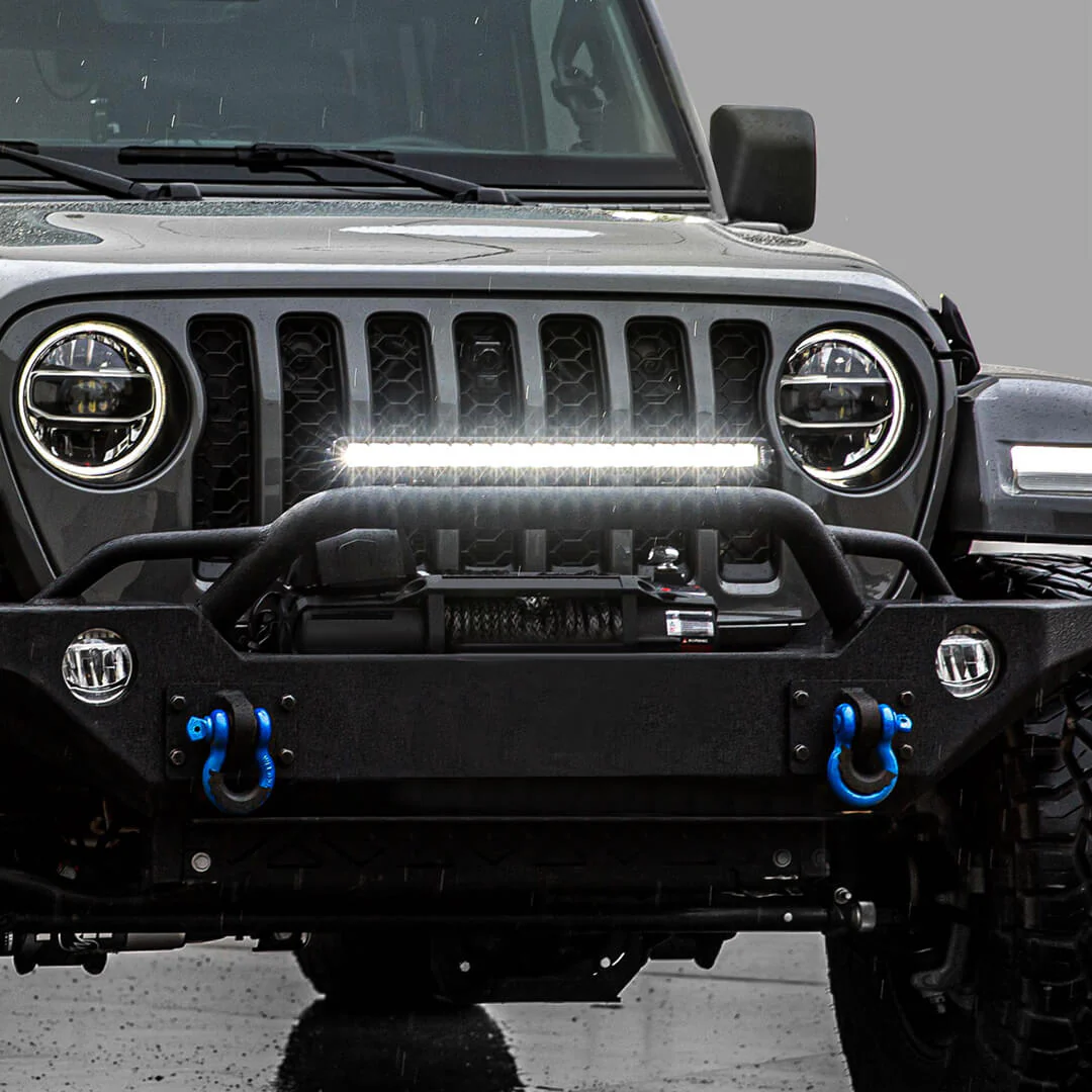 22 Inch Off-Road LED Light Bars Bumper Grille Combo Flood Spot Single Row - LASFIT - Image 4