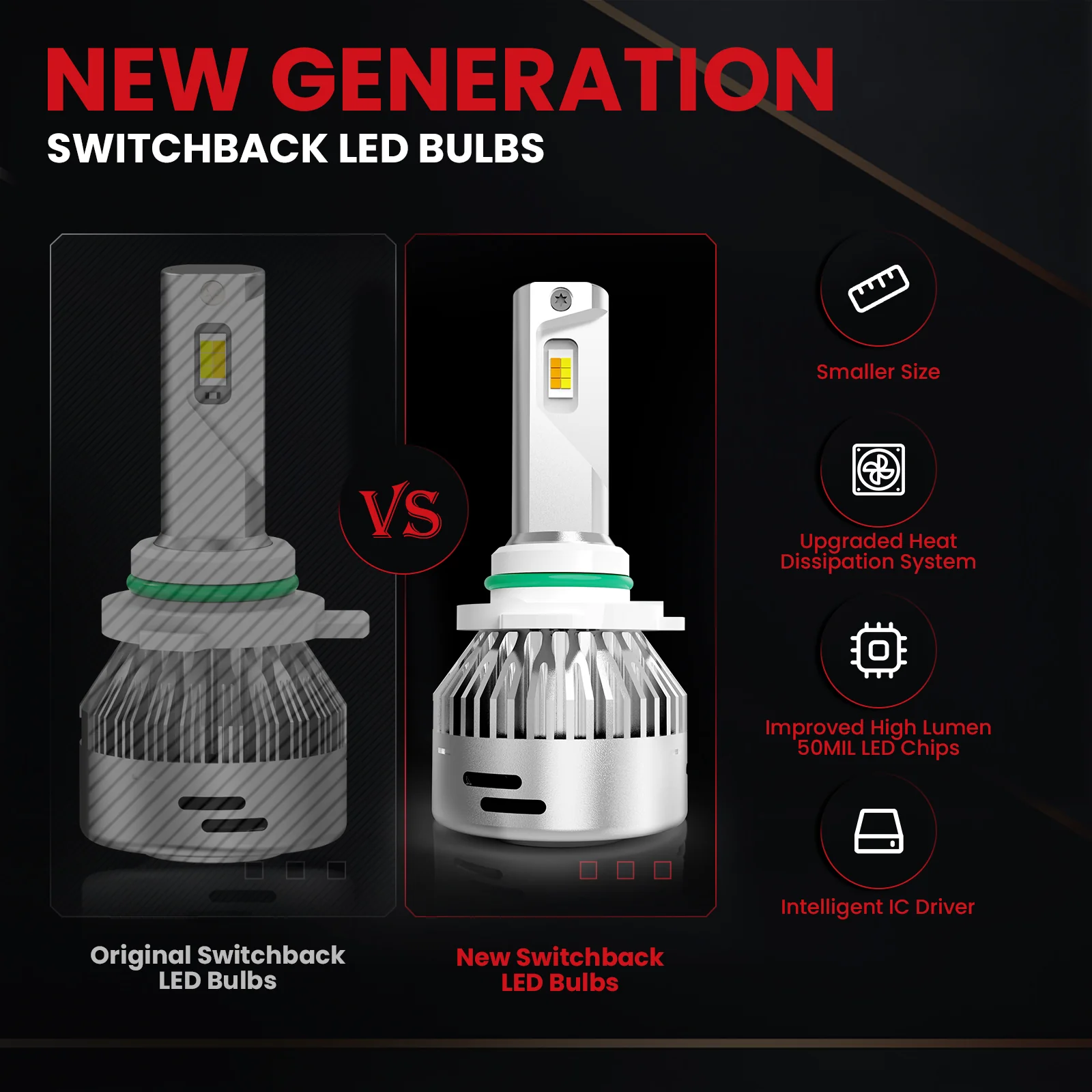 60W H13 H10 LA LD Plus Series Combo Pack | 6,000LM LED Bulbs - Image 18
