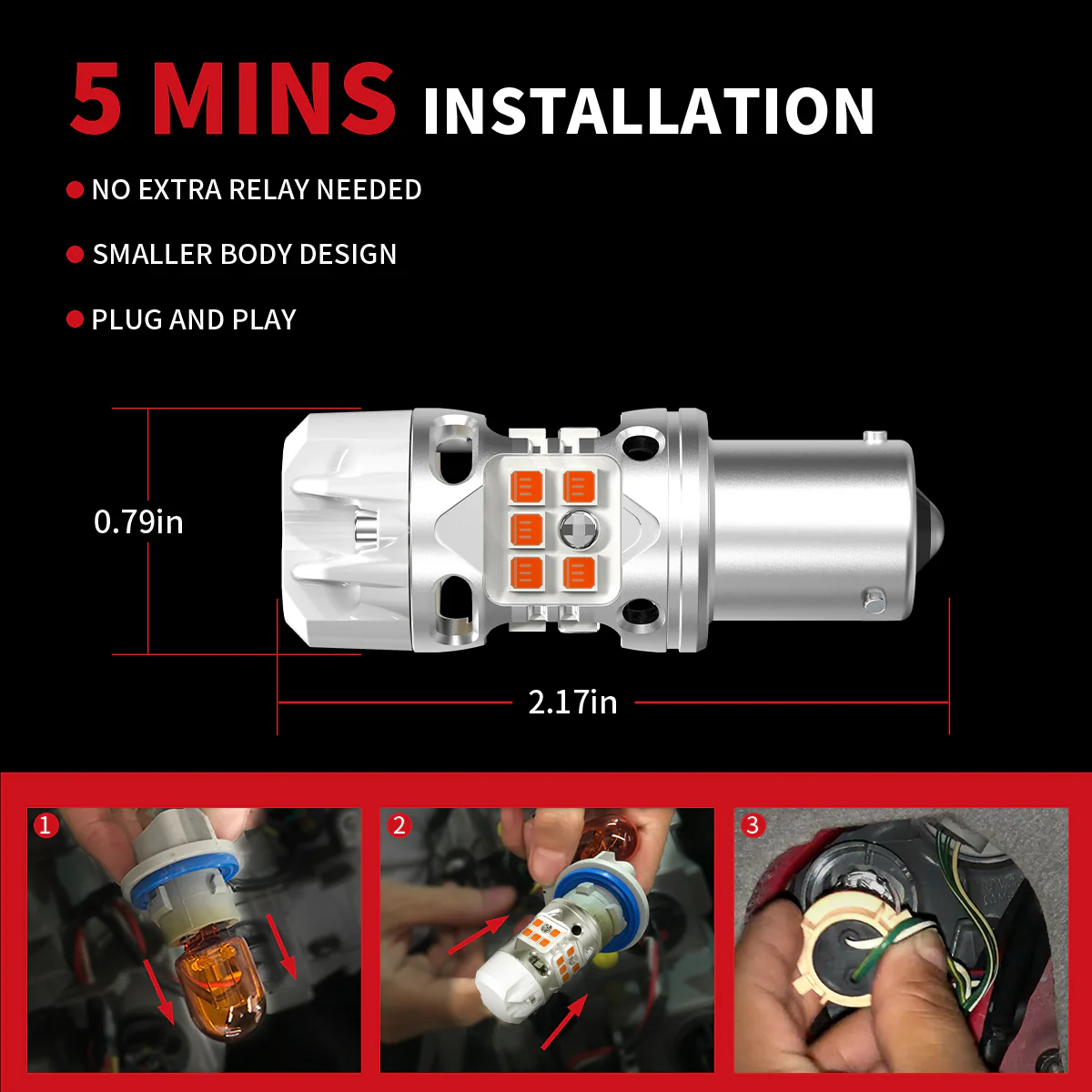 Fit for 2012-2018 Mercedes Benz C250 C300 C350 Custom H7 LED Bulbs Exterior Interior Light Plug n Play - Image 15
