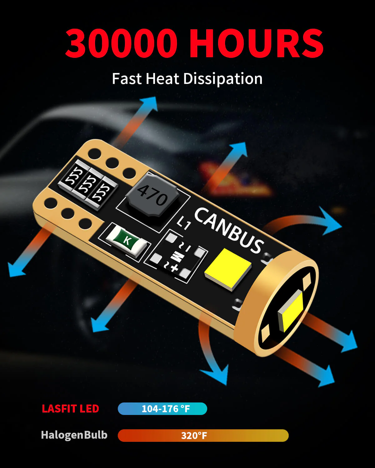 Fit for 2014-2019 Mercedes Benz CLA250 Custom H7 LED Bulbs Exterior Interior Lights Plug n Play - Image 36