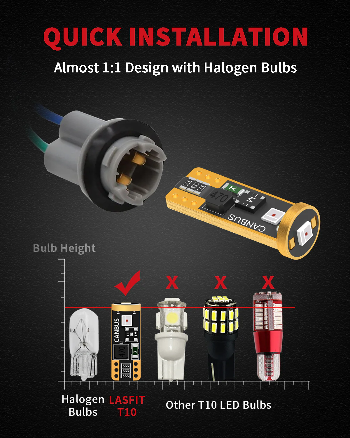 Fit for 2018-2020 Hyundai Kona H7 Custom LED Bulbs Exterior Interior Lights Plug and Play - Image 46
