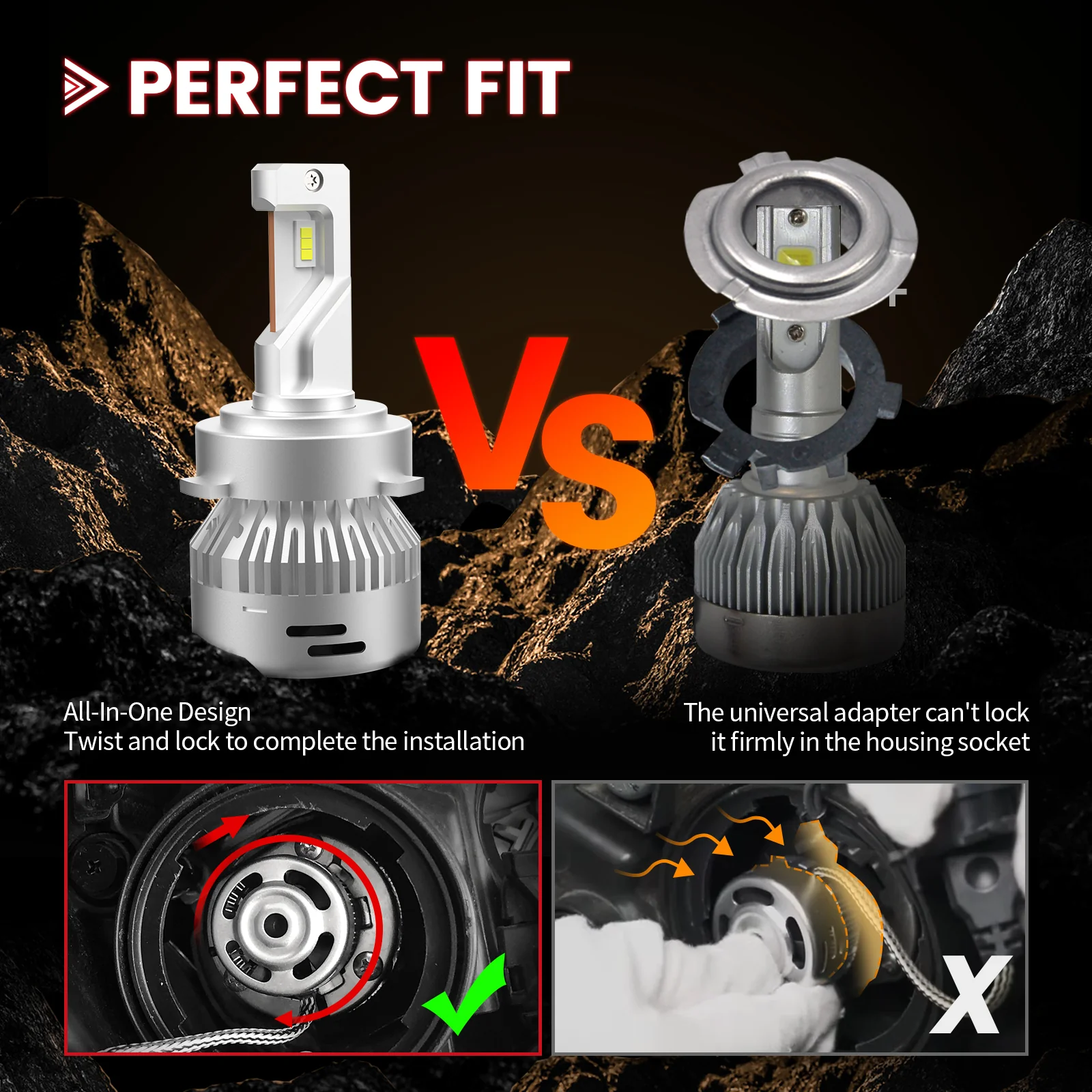 Fit for 2019-2020 Kia Sorento Custom H7 LED Bulbs Exterior Interior Lights - Image 7