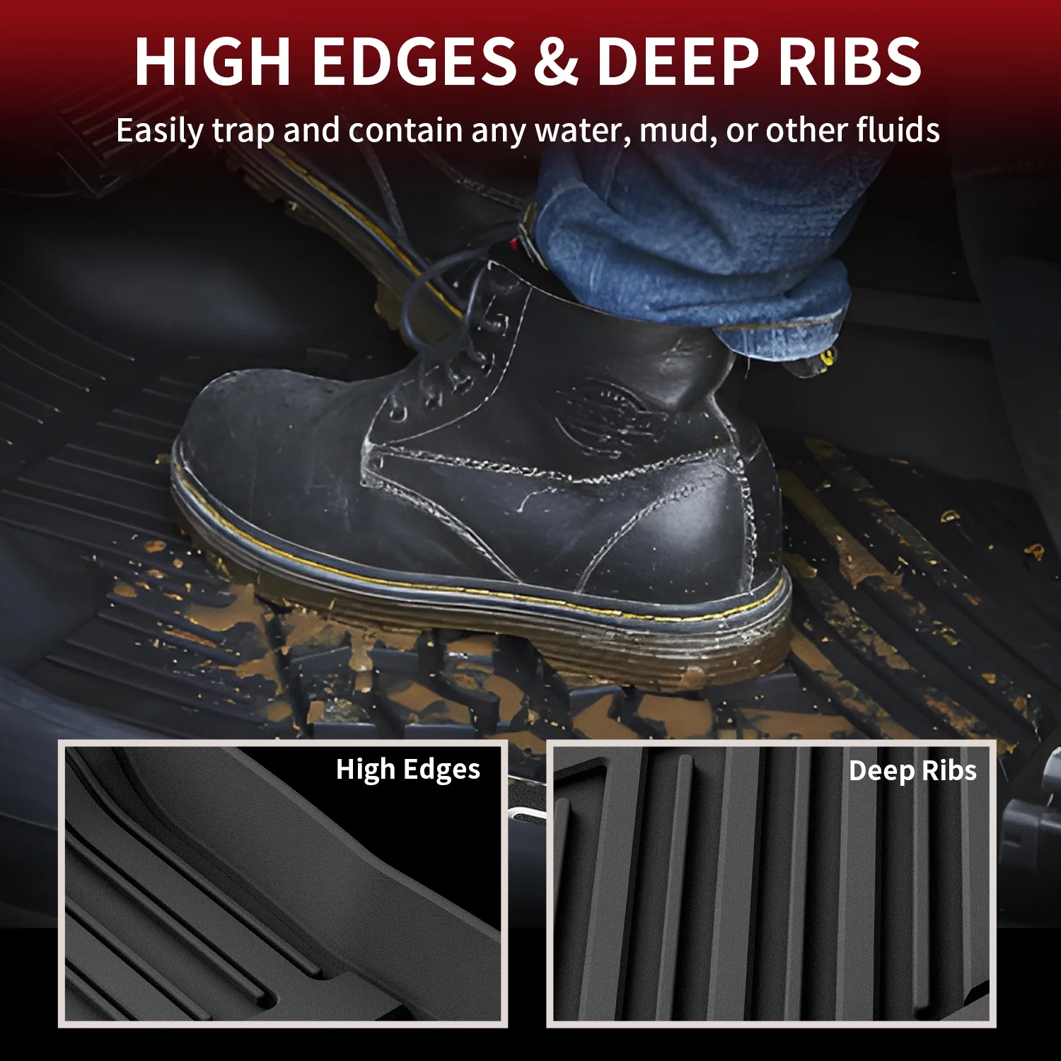 Fit for 2015-2017 Toyota Camry Custom Floor Mats & Cargo Mat - Image 12