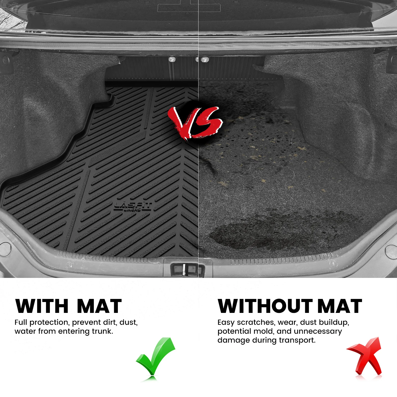 Fit for 2015-2017 Toyota Camry Custom Floor Mats & Cargo Mat - Image 22
