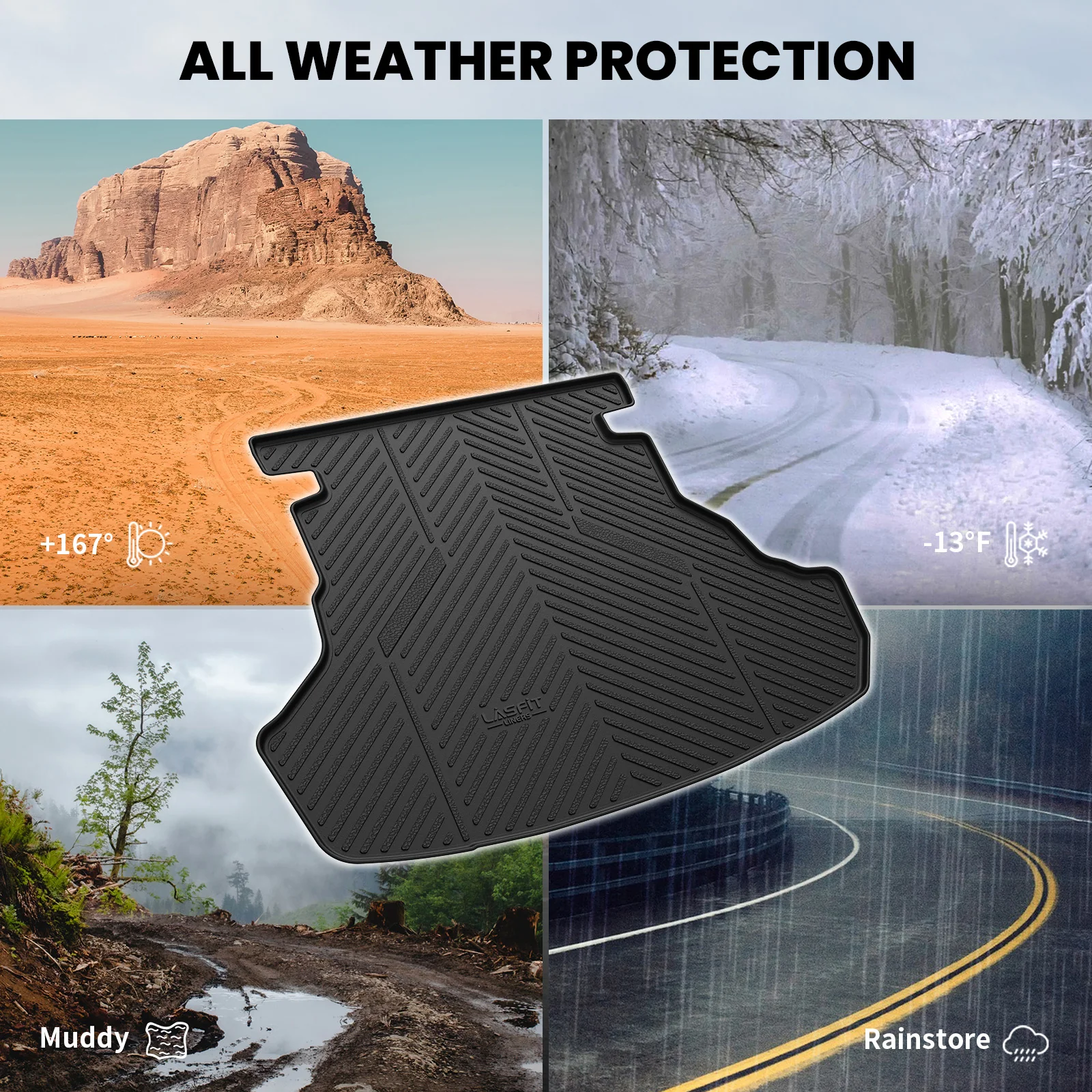 Fit for 2015-2017 Toyota Camry Custom Floor Mats & Cargo Mat - Image 24
