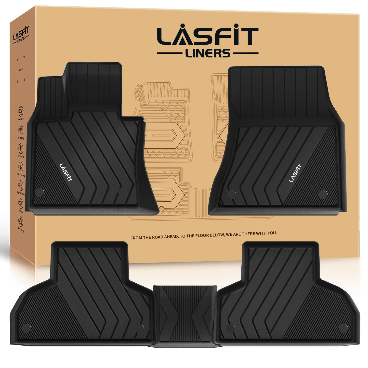 Fit for 2014-2018 BMW X5 Floor Mats - Image 10