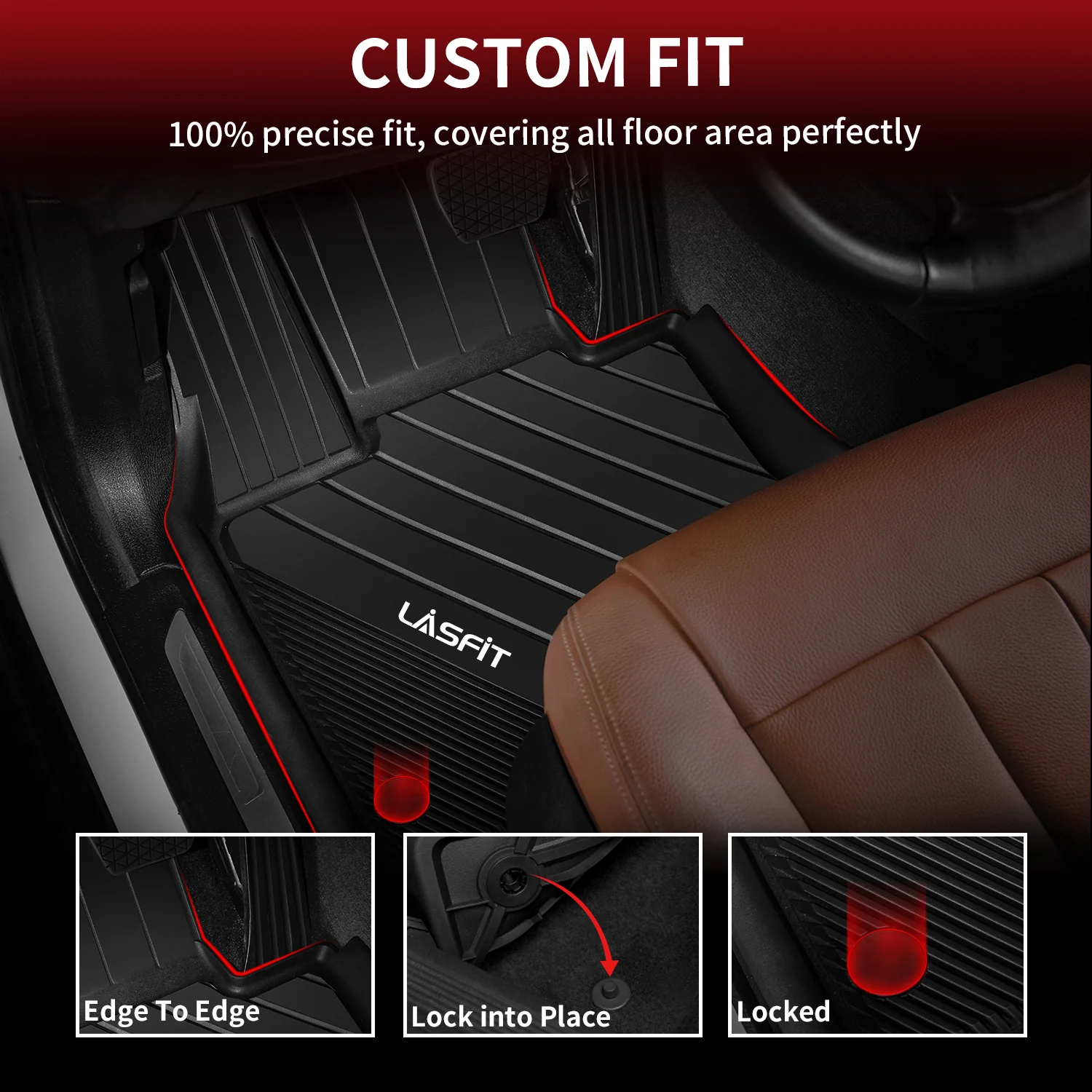 Fit for 2014-2018 BMW X5 Floor Mats - Image 3