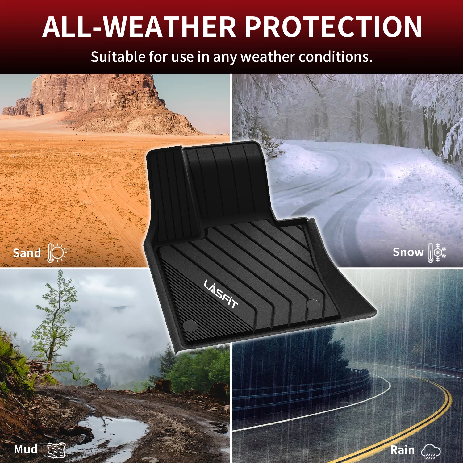 Fit for 2014-2018 BMW X5 Floor Mats - Image 5