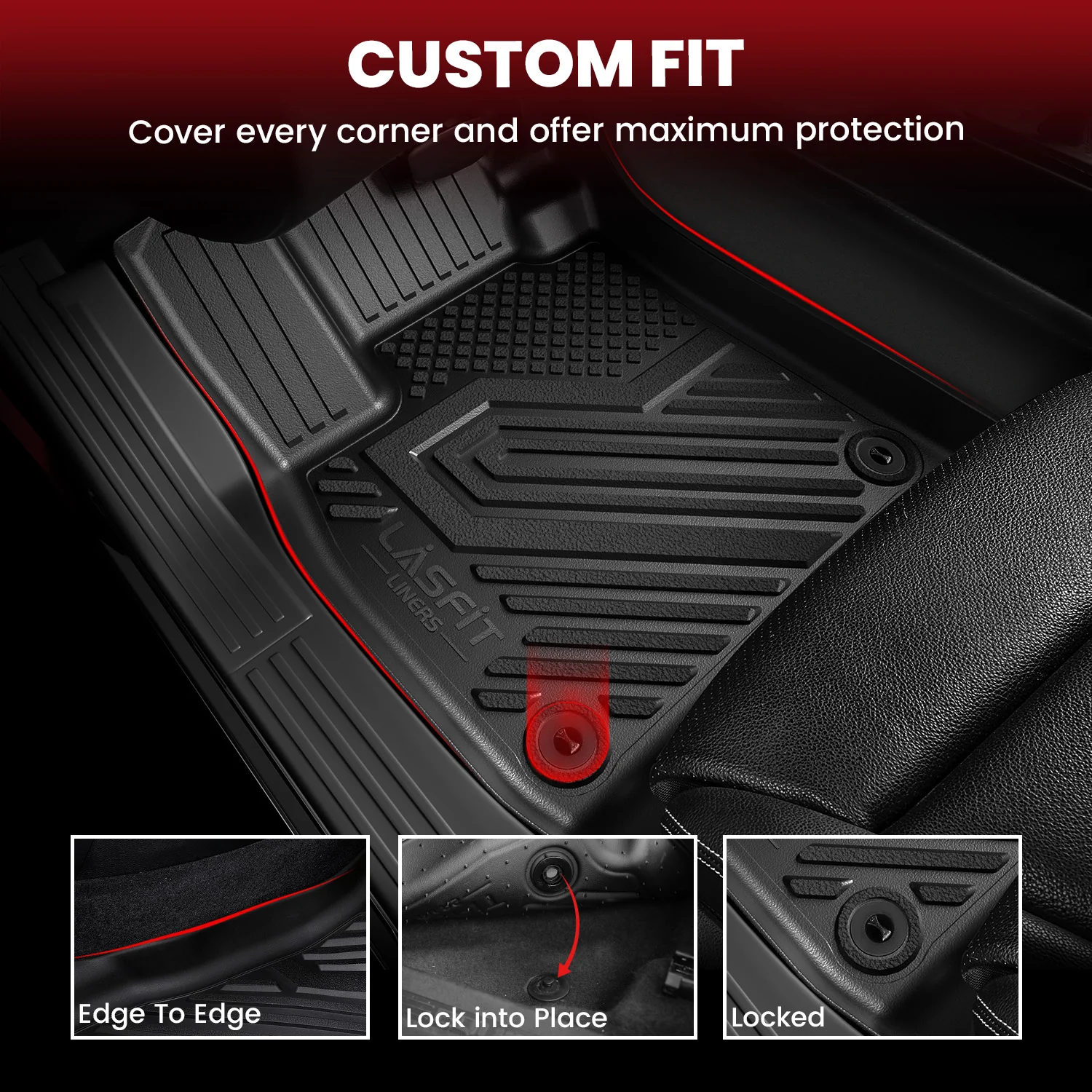 Fit for 2016-2023 Jeep Cherokee Custom Floor Mats or Cargo Mat - Image 19