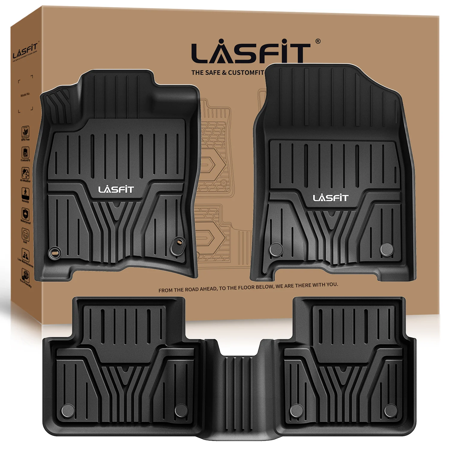 Fit for 2016-2021 Honda Civic Custom Floor Mats or Cargo Mat - Image 21
