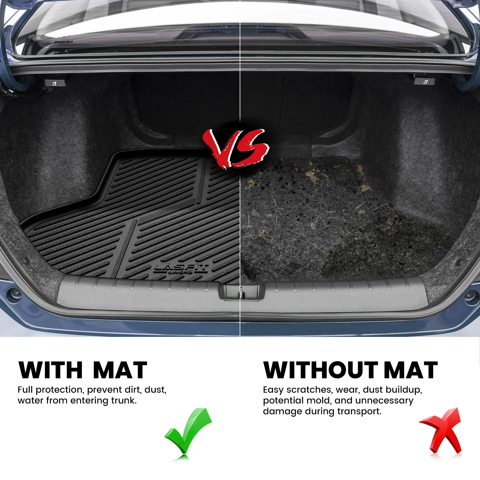 Fit for 2016-2021 Honda Civic Custom Floor Mats or Cargo Mat - Image 24