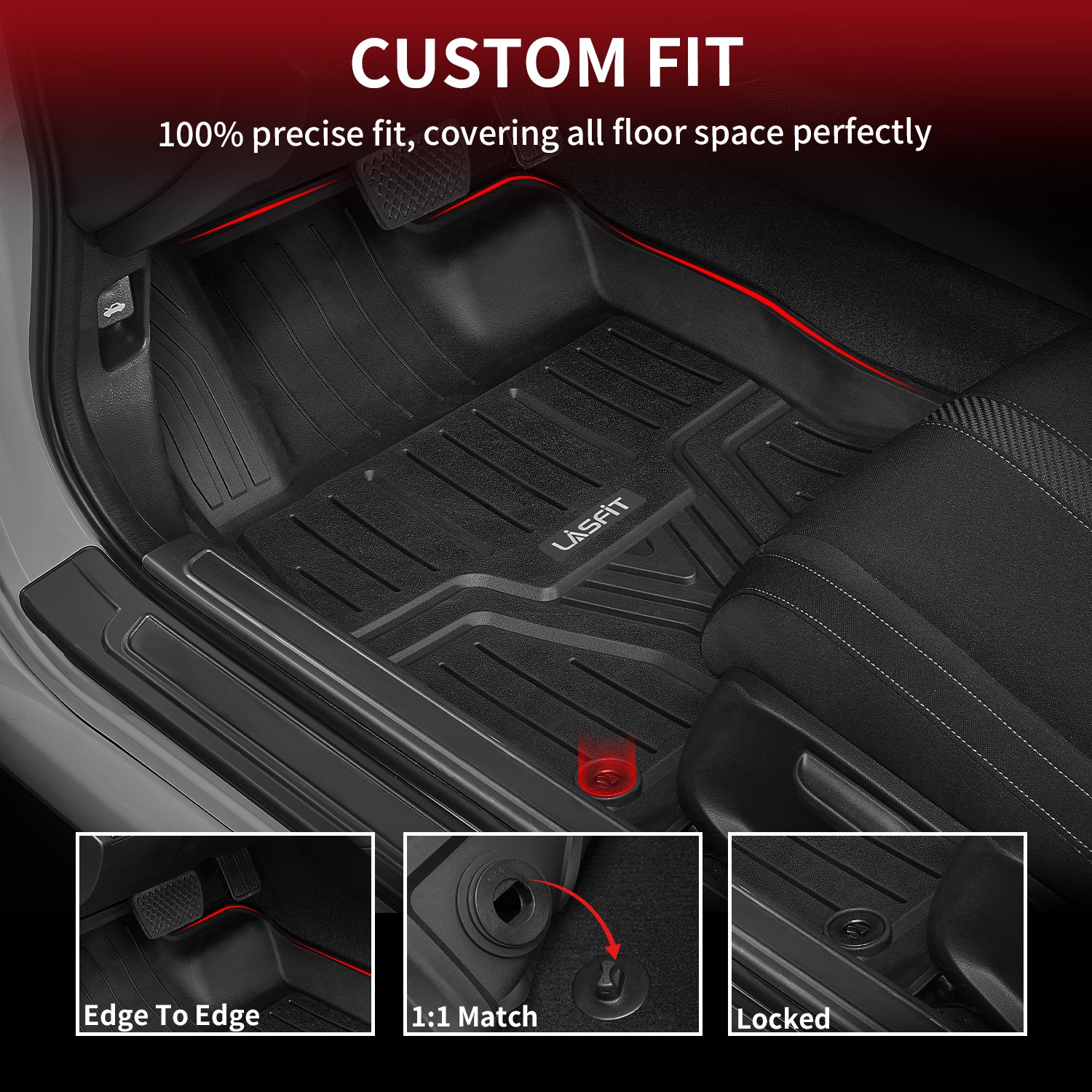 Fit for 2016-2021 Honda Civic Custom Floor Mats or Cargo Mat - Image 43