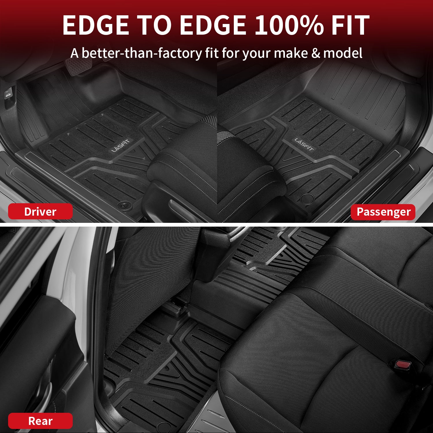 Fit for 2016-2021 Honda Civic Custom Floor Mats or Cargo Mat - Image 44