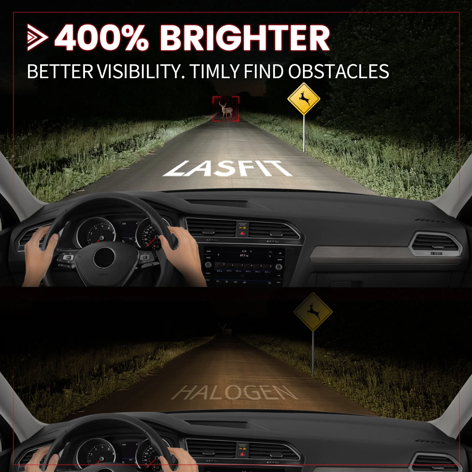 Fit for 2012-2018 Mercedes Benz C250 C300 C350 Custom H7 LED Bulbs Exterior Interior Light Plug n Play - Image 3