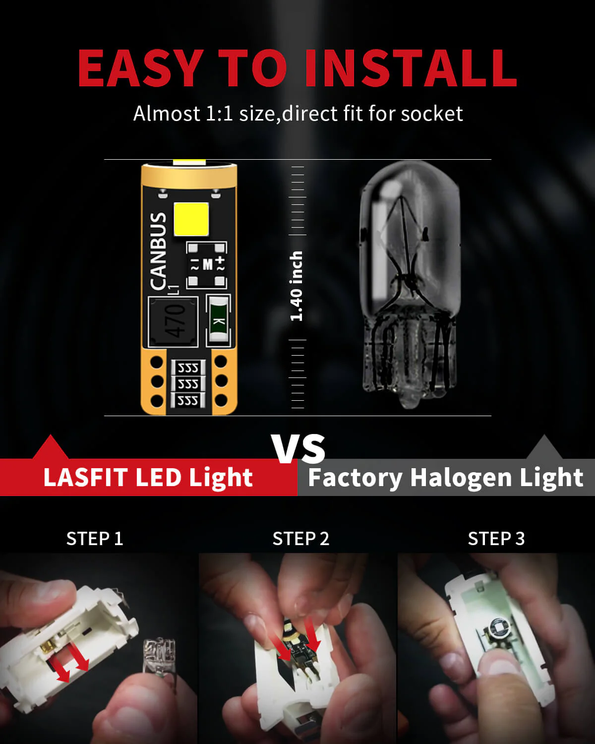 Fit for 2014-2019 Mercedes Benz CLA250 Custom H7 LED Bulbs Exterior Interior Lights Plug n Play - Image 41