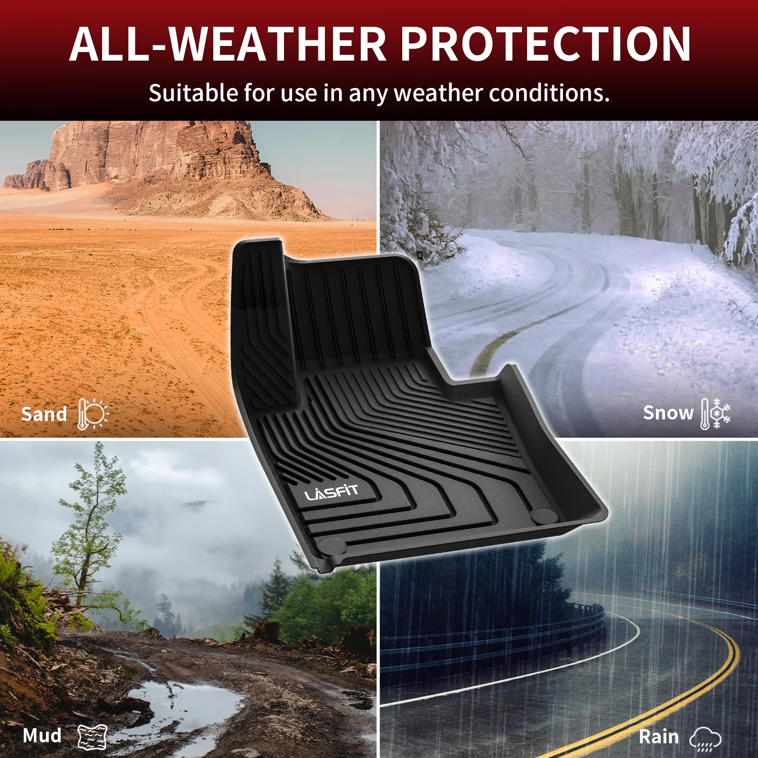 Fit for 2018-2026 Volvo XC60 Floor Mats or Cargo Mat, Fit Gasoline ONLY - Image 12