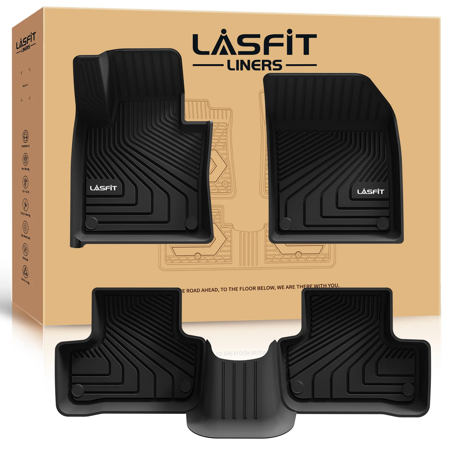 Fit for 2018-2026 Volvo XC60 Floor Mats or Cargo Mat, Fit Gasoline ONLY - Image 14