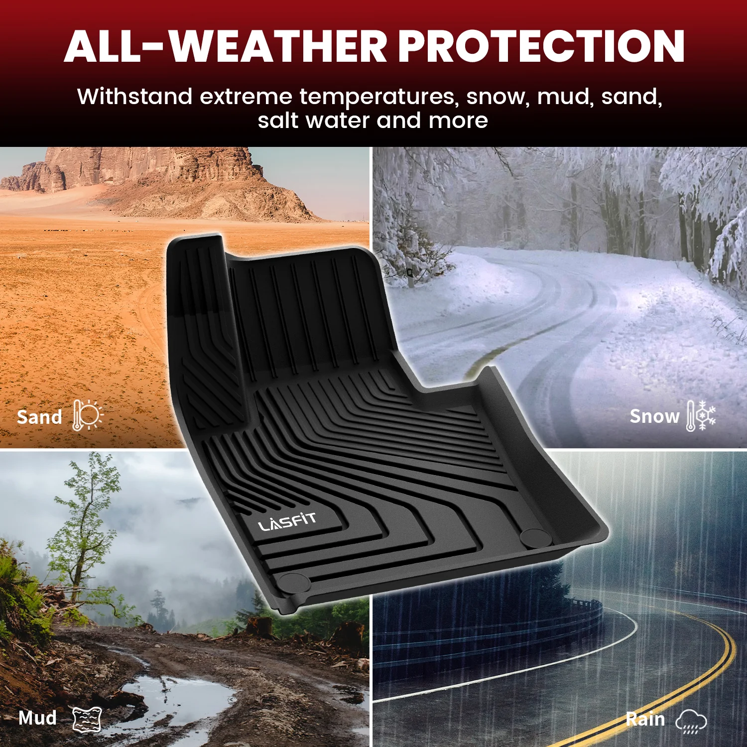 Fit for 2018-2026 Volvo XC60 Floor Mats or Cargo Mat, Fit Gasoline ONLY - Image 4