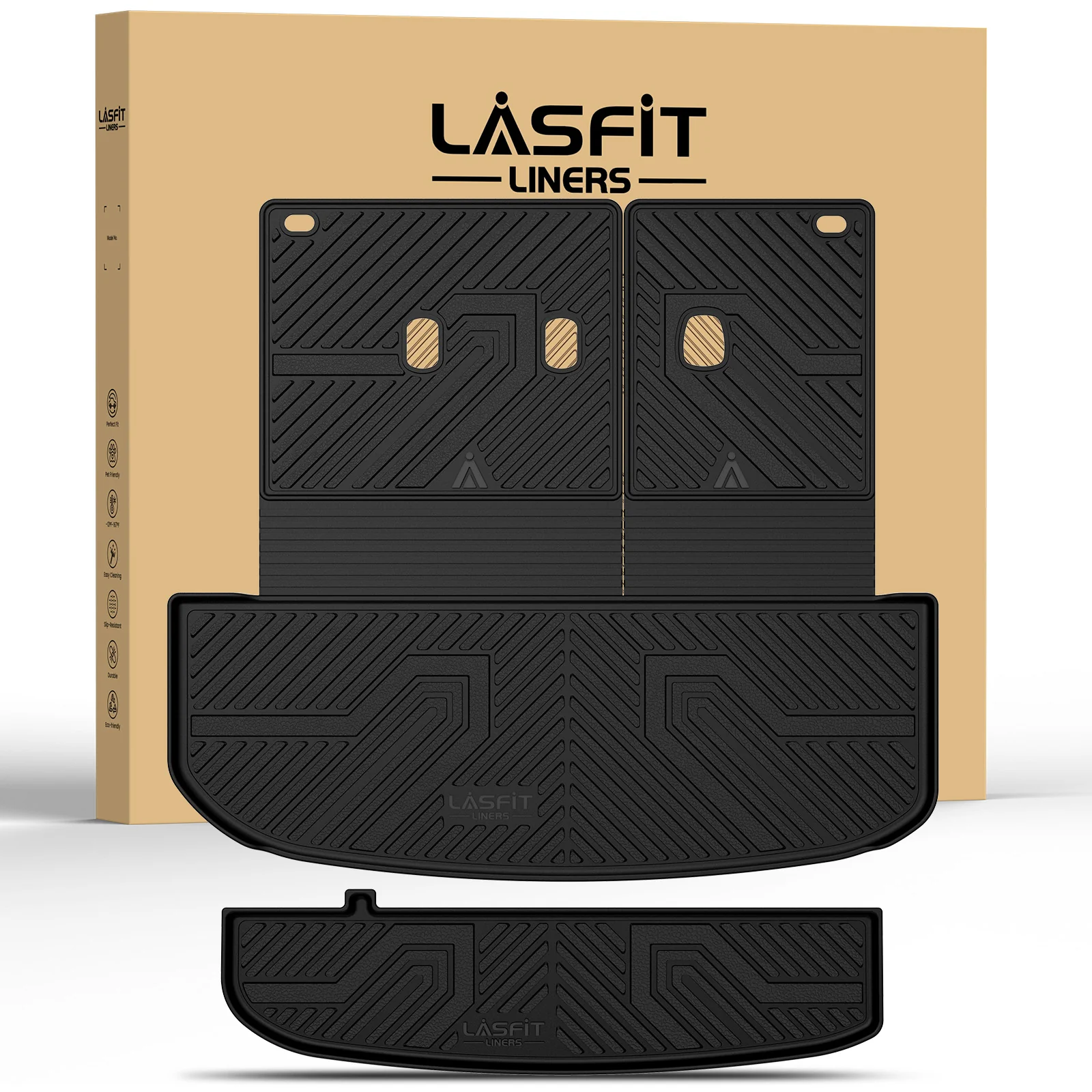 Fit for 2020-2025 Hyundai Palisade Floor Mats or Seatback & Cargo Mat, Fit 7 Seats or 8 Seats - Image 14