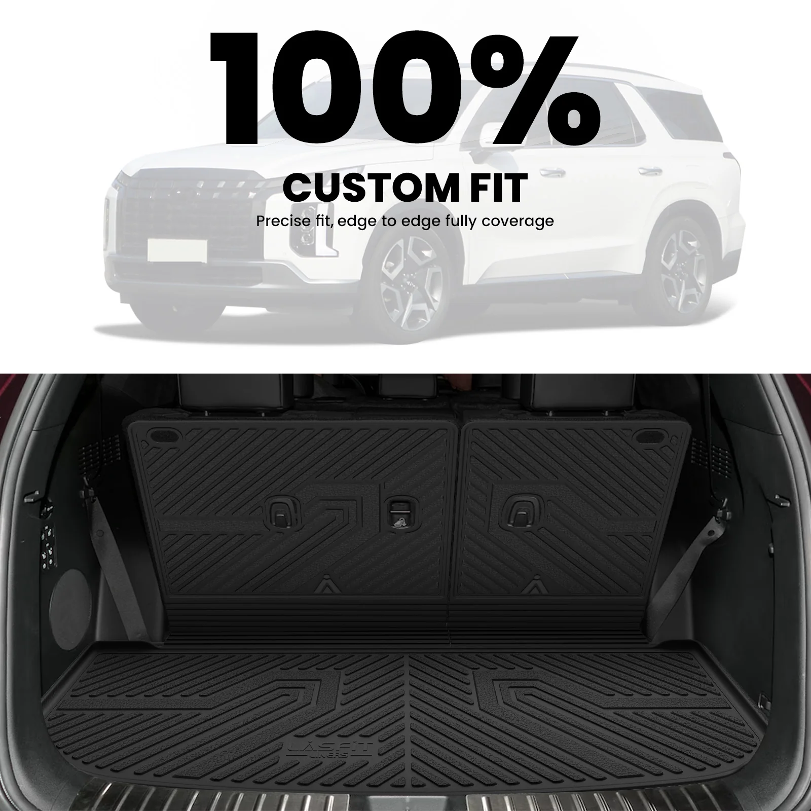 Fit for 2020-2025 Hyundai Palisade Floor Mats or Seatback & Cargo Mat, Fit 7 Seats or 8 Seats - Image 16