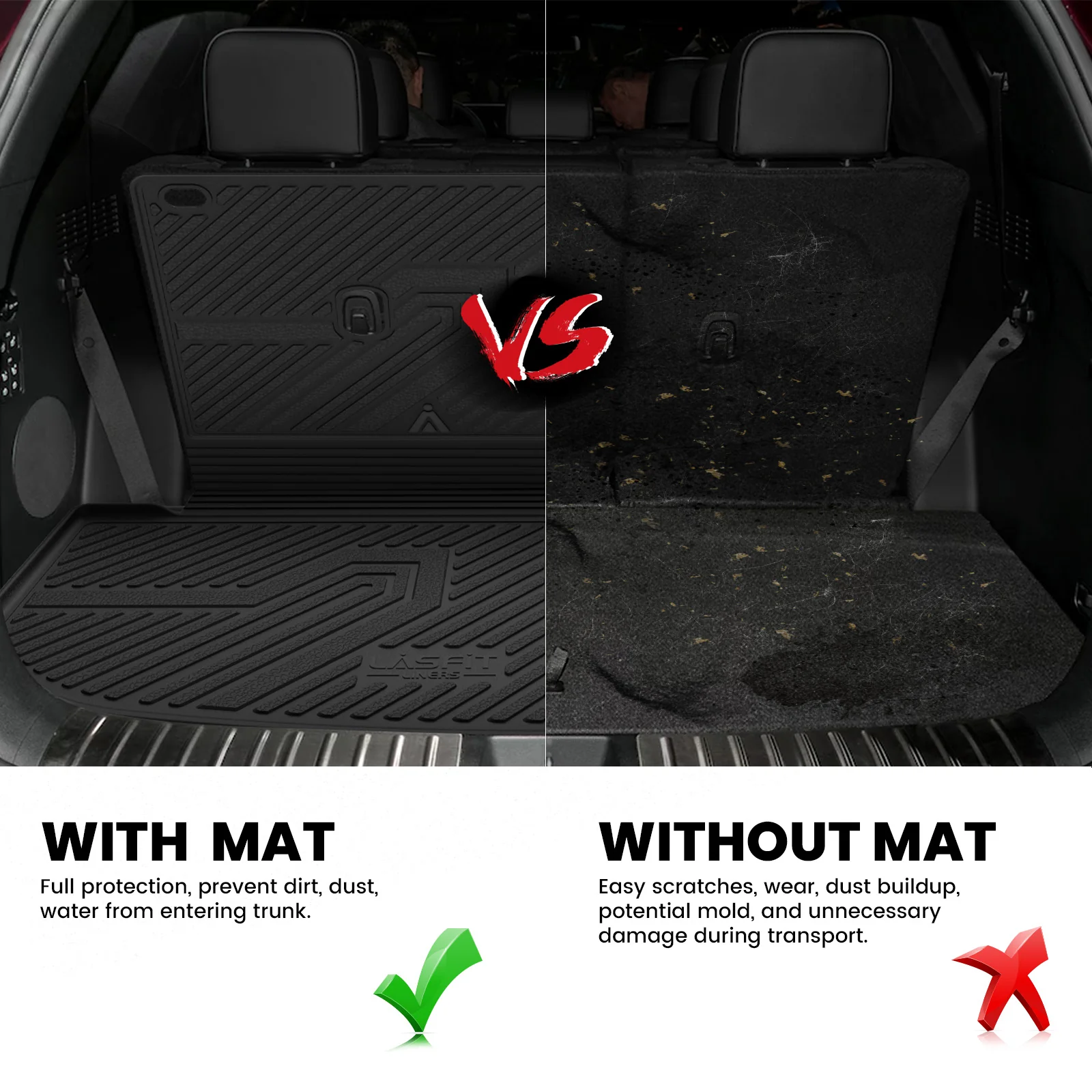 Fit for 2020-2025 Hyundai Palisade Floor Mats or Seatback & Cargo Mat, Fit 7 Seats or 8 Seats - Image 20