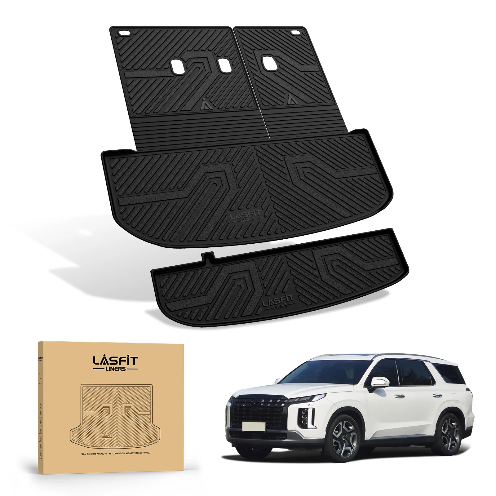 Fit for 2020-2025 Hyundai Palisade Floor Mats or Seatback & Cargo Mat, Fit 7 Seats or 8 Seats - Image 21