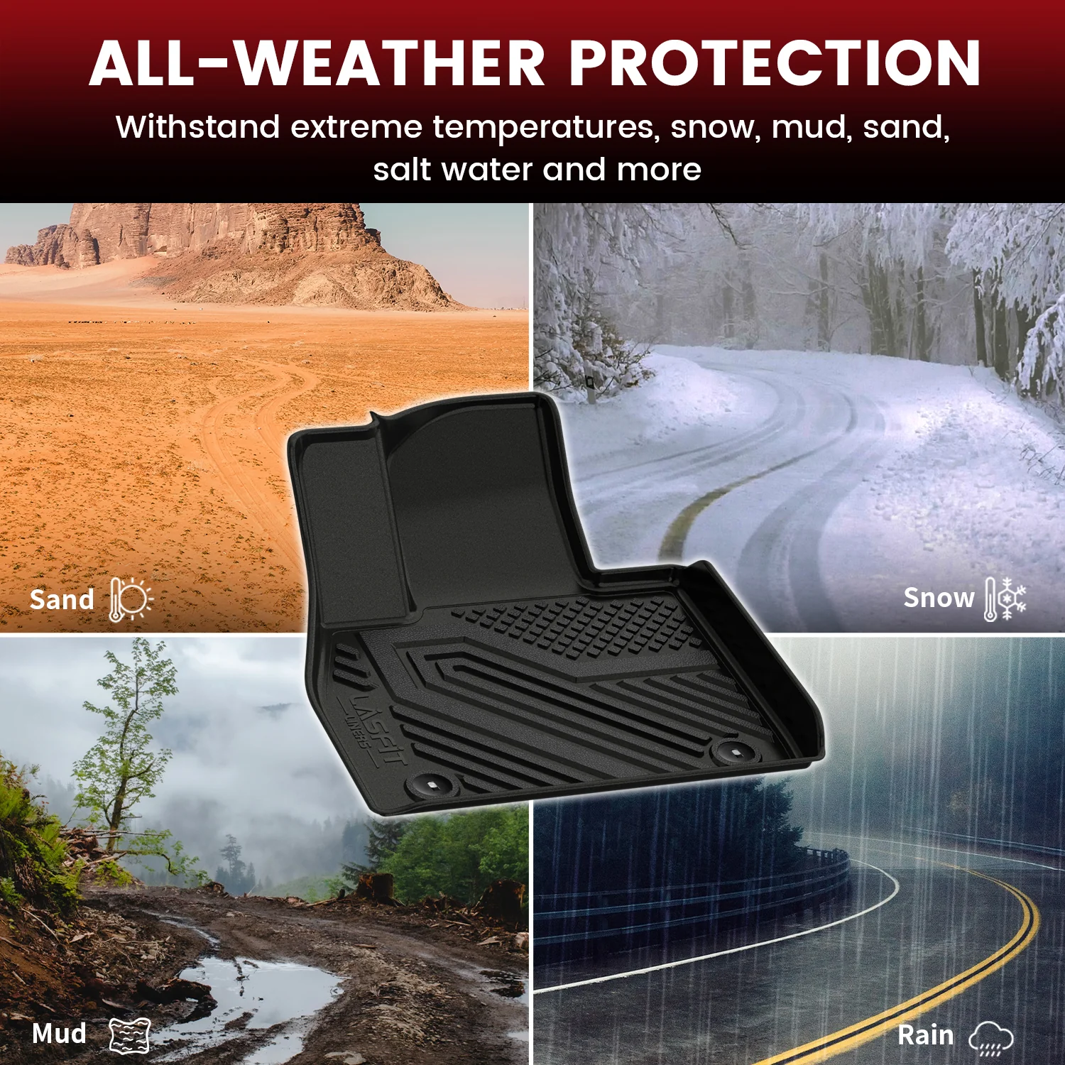 Fit for 2020-2025 Hyundai Palisade Floor Mats or Seatback & Cargo Mat, Fit 7 Seats or 8 Seats - Image 8
