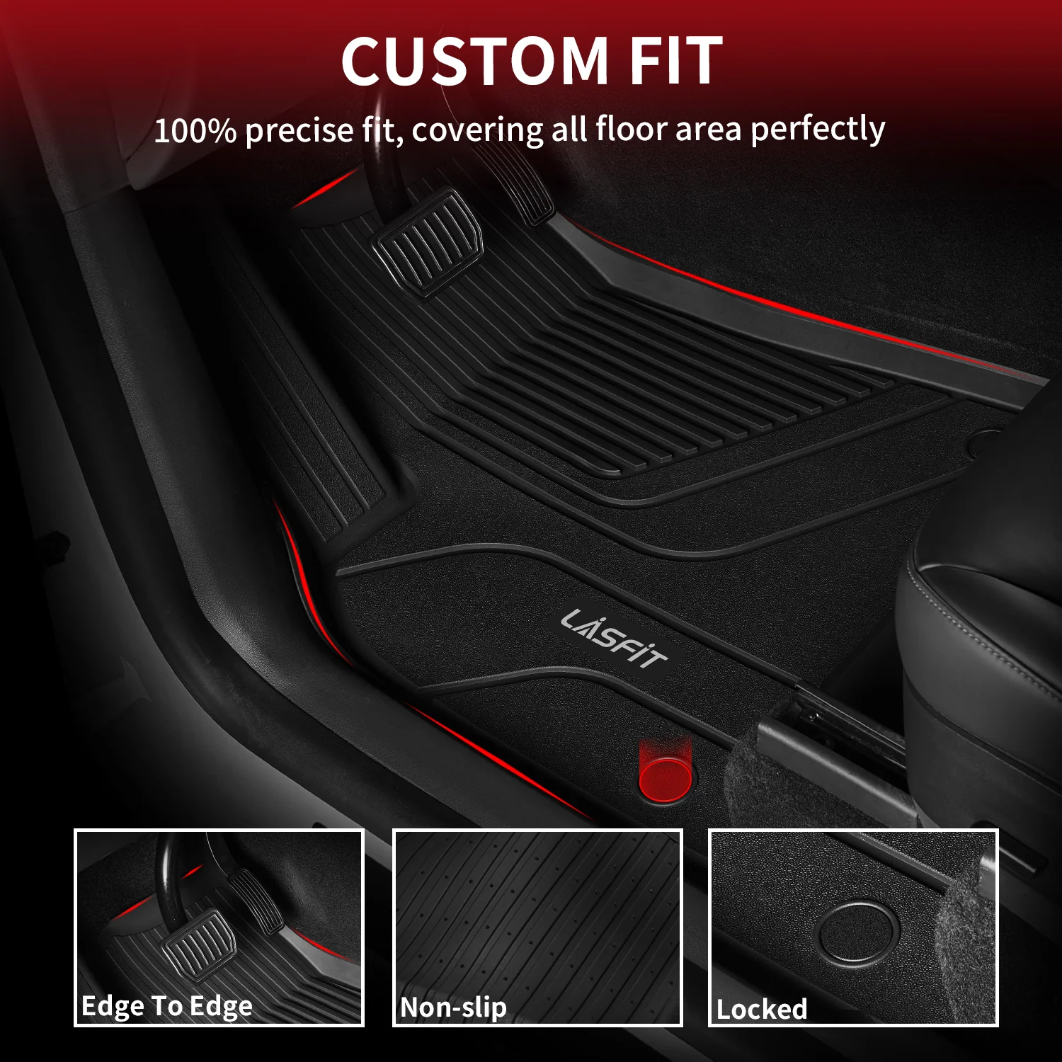 Fit for 2020-2025 Tesla Model Y Custom TPE Floor Mats or Cargo Mat - Image 19