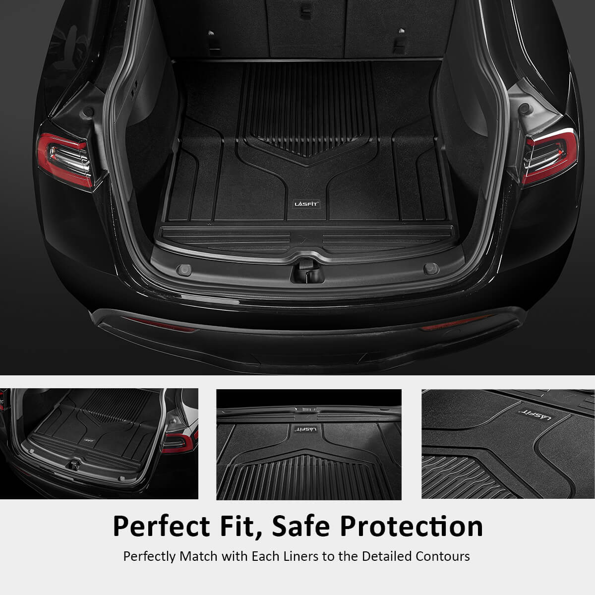 Fit for 2020-2025 Tesla Model Y Custom TPE Floor Mats or Cargo Mat - Image 27