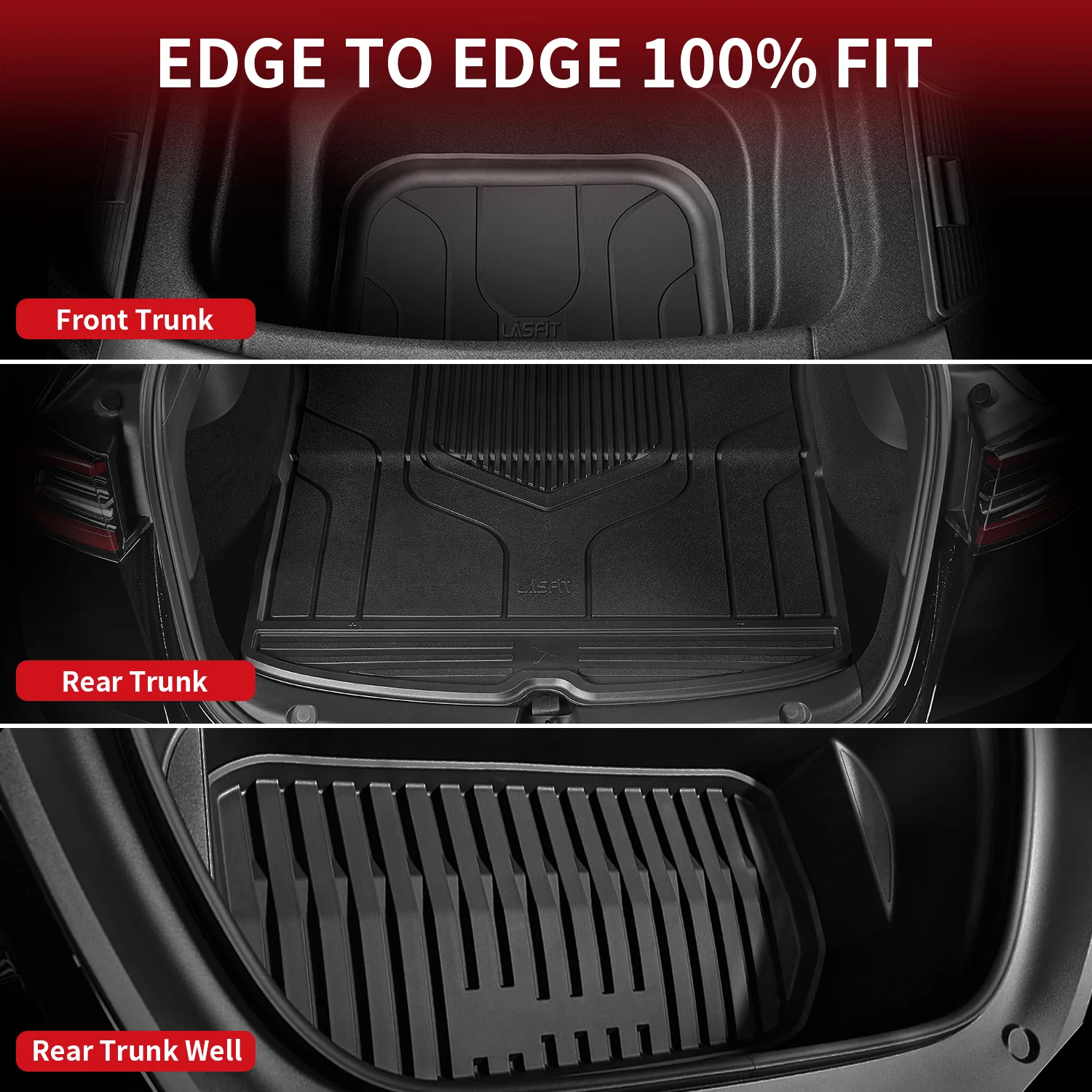 Fit for 2020-2025 Tesla Model Y Custom TPE Floor Mats or Cargo Mat - Image 7