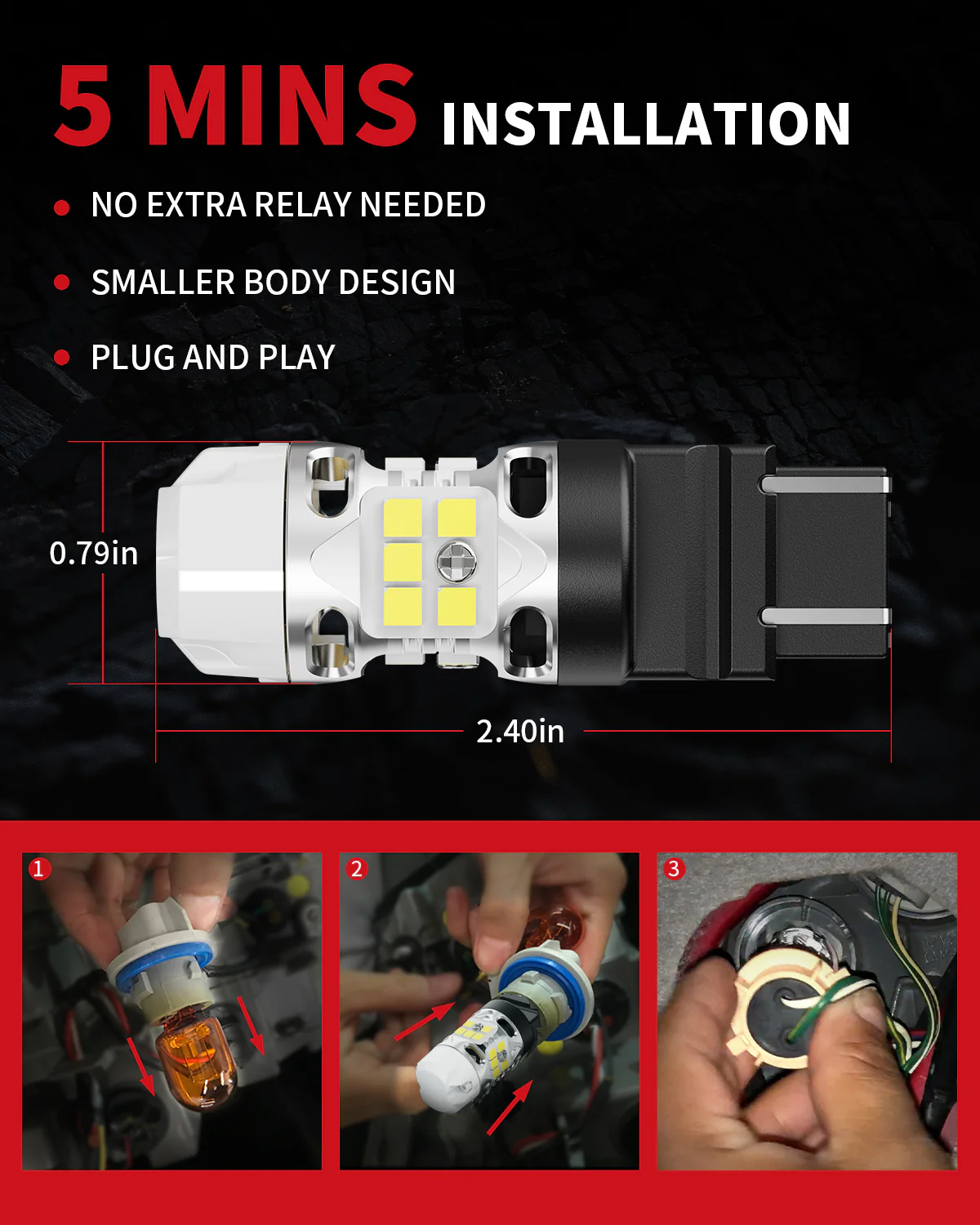 Fit for 2021-2023 Ford F-150 XL STX XLT LED Bulbs Upgrade | Tested and Verified - Image 29