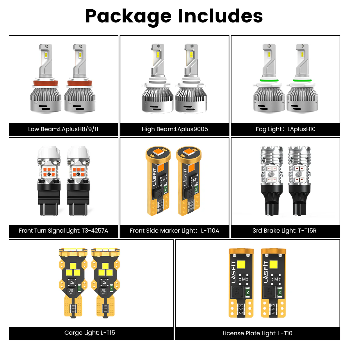 Fit for 2021-2023 Ford F-150 XL STX XLT LED Bulbs Upgrade | Tested and Verified - Image 6