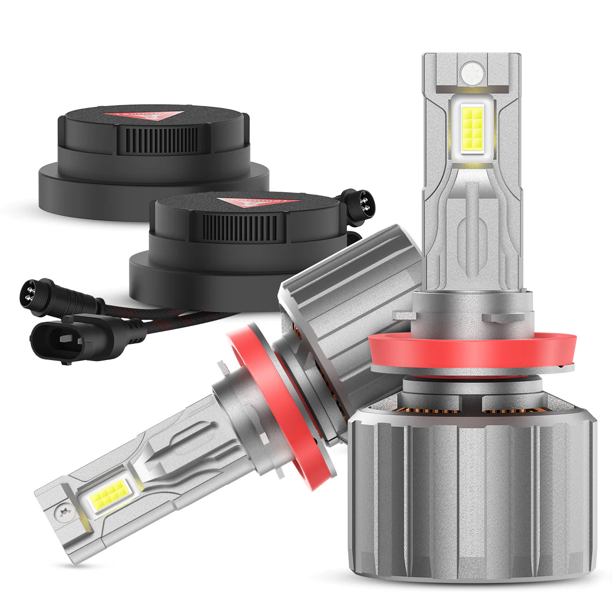 Fit for 2020-2026 Chevrolet Silverado HD 2500 3500 Custom H11 H9 LED Bulbs with Dust Cover | Pro-DC Series - Image 7