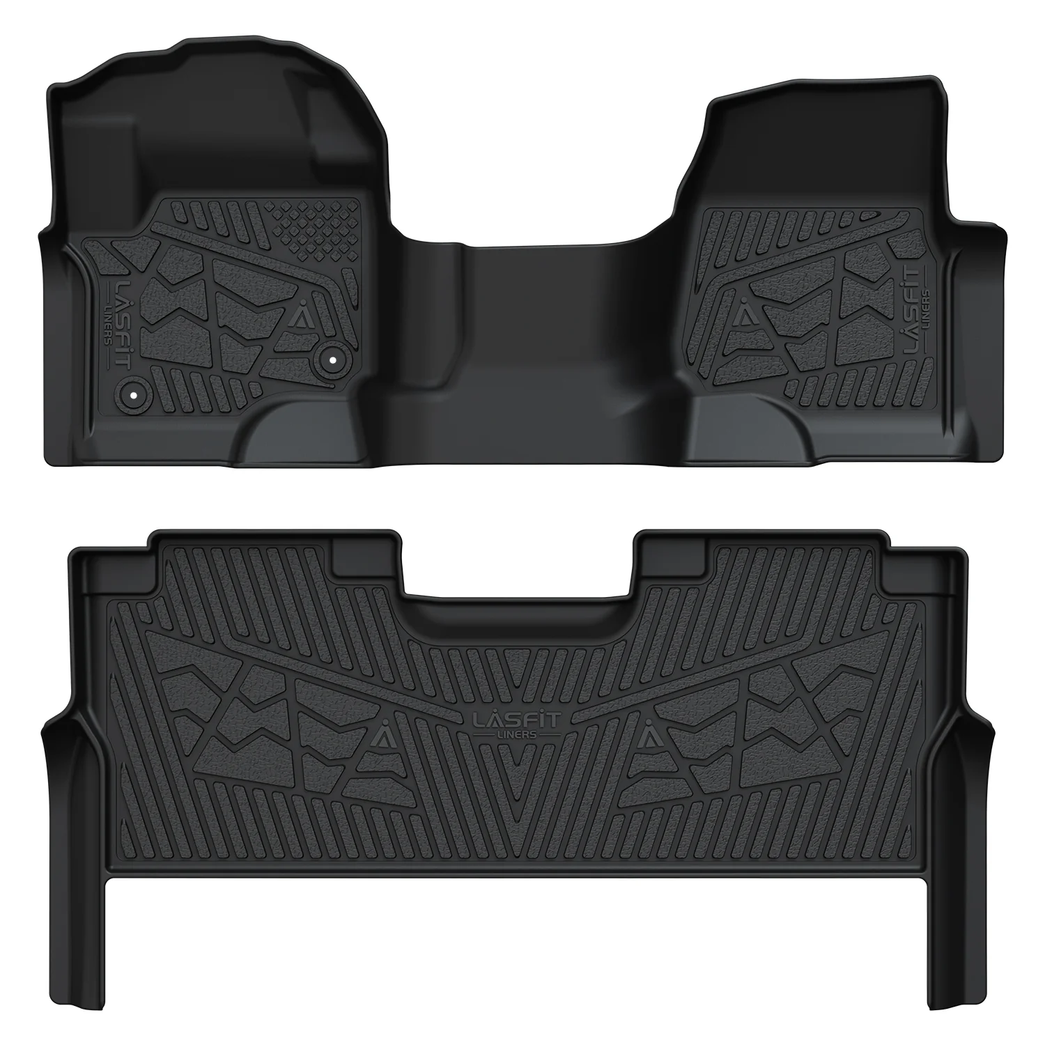 Fit for 2017-2026 Ford F-250 F-350 F-450 F-550 Crew Cab/ Super Cab Floor Mats, Only Fit Carpet Floor with Factory Storage - Image 11