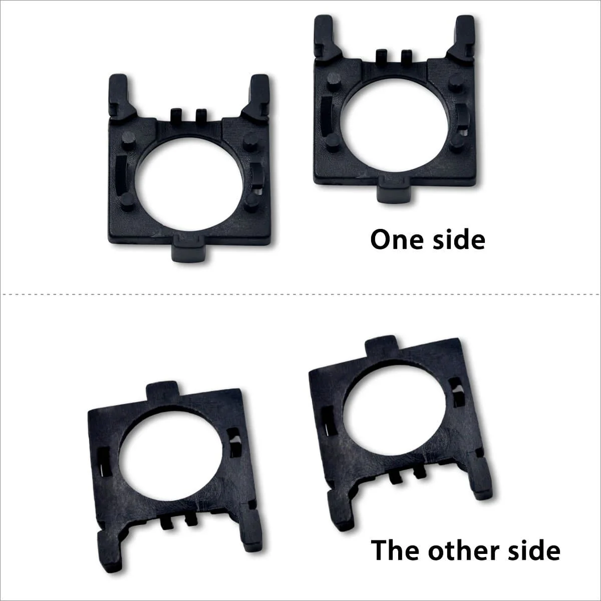 TK104 2x H7 LED Bulb Holder Adapter Retainer Fit for Ford Focus - Image 4