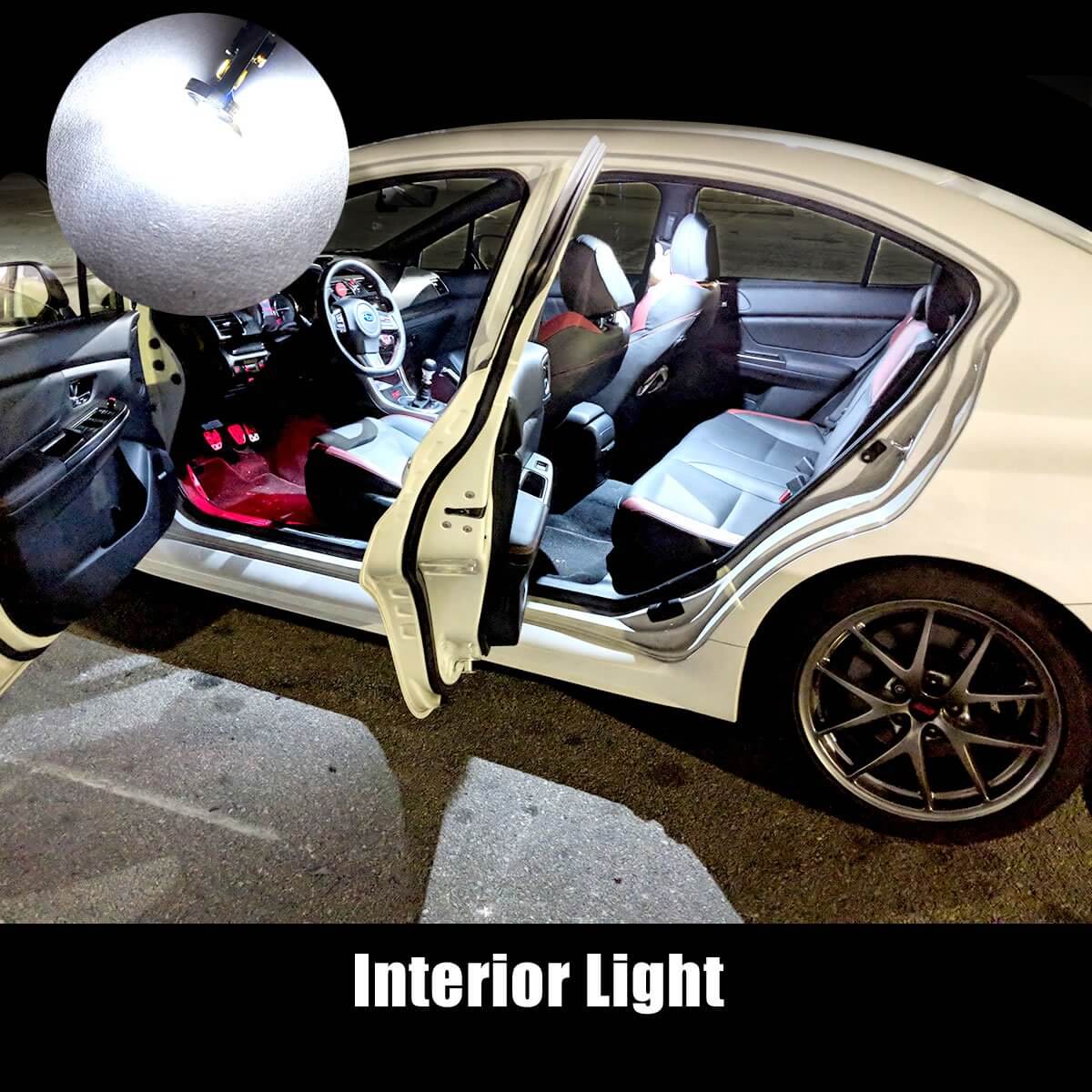 T10 194 168 CANBUS Error Free LED License Plate Dome Map Trunk Cargo Light Bulbs | White - Image 8