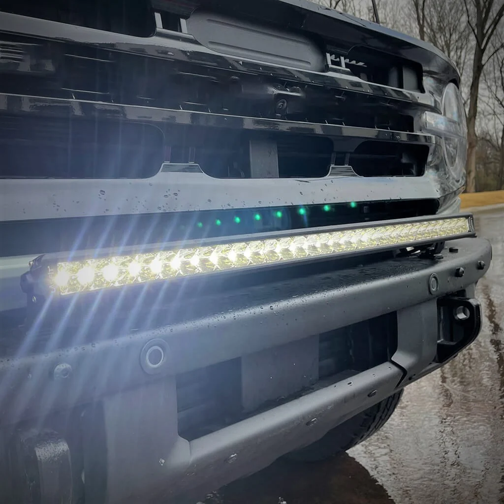 32 Inch Off-Road LED Light Bars Bumper Grille Combo Flood Spot Single Row - LASFIT - Image 4