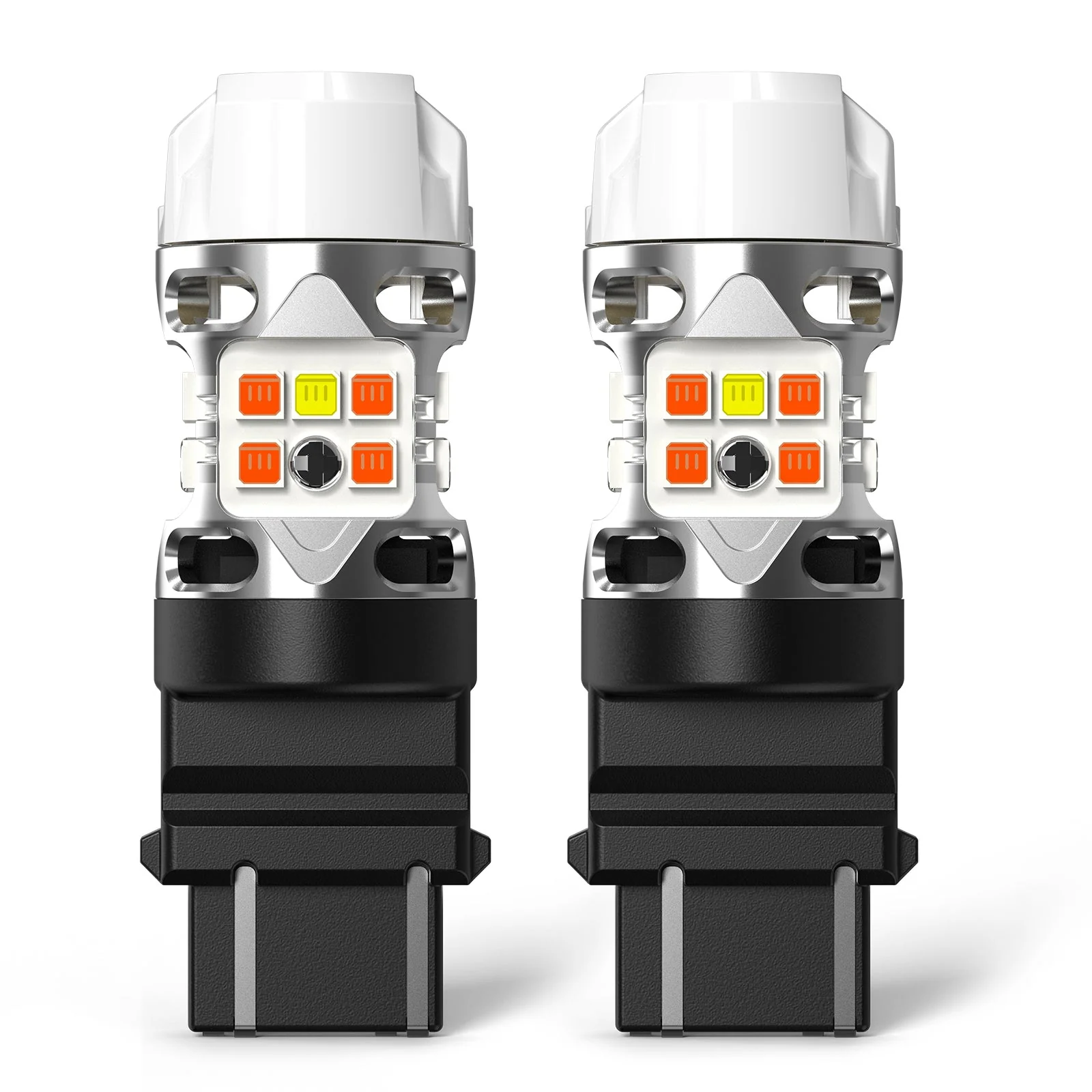 3157 4157 LED Front Turn Signal Bulbs CanBus-Ready Switchback CK Socket | T3 Series - Image 13