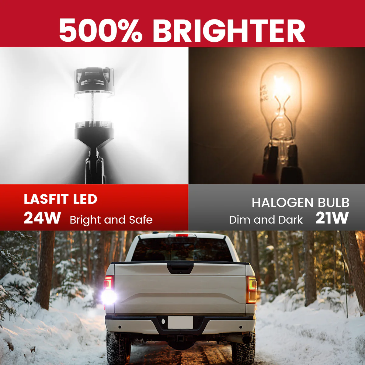 3157 CanBus-Ready Reverse Backup Light LED Bulbs | D2 Series - Image 6