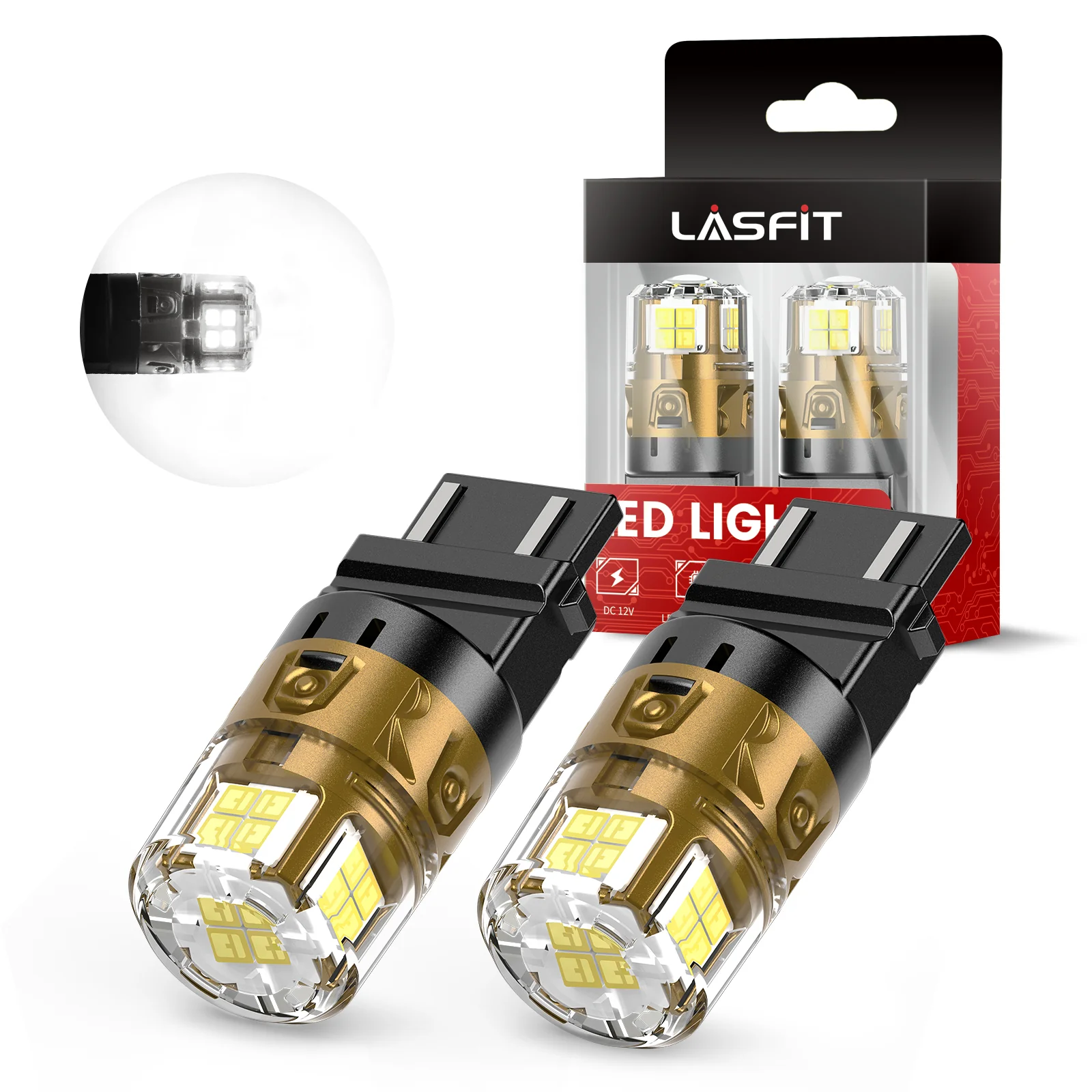 3157 3156 3057 4157 LED Reverse Backup Light Bulb | Xenon White，2 Bulbs | Upgraded L2 Series - Image 10