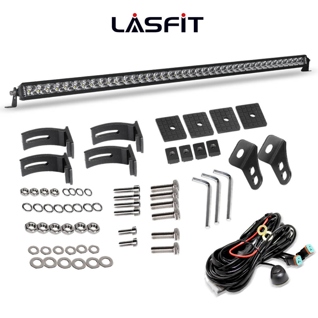 42 Inch Off-Road LED Light Bars Roof Windshield Combo Flood Spot Single Row - LASFIT - Image 21