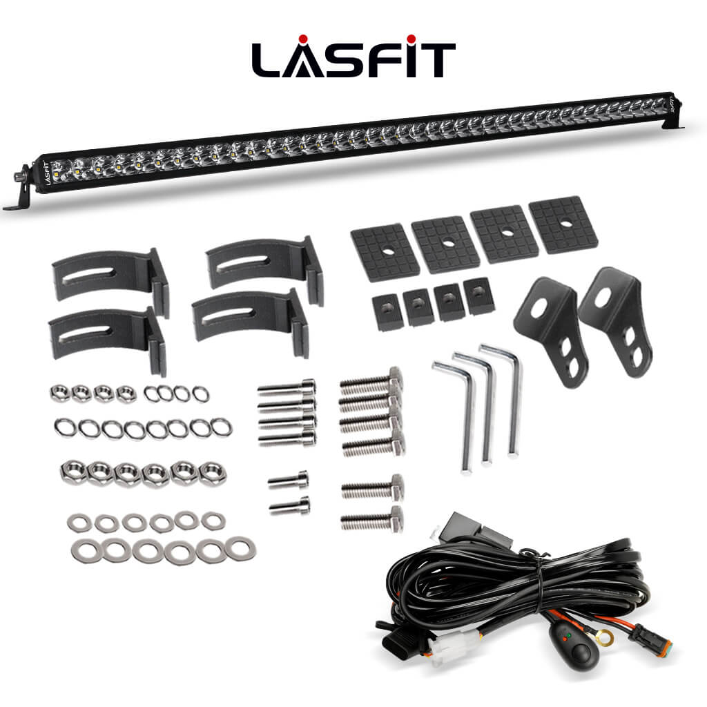 42 Inch Off-Road LED Light Bars Roof Windshield Combo Flood Spot Single Row - LASFIT - Image 22
