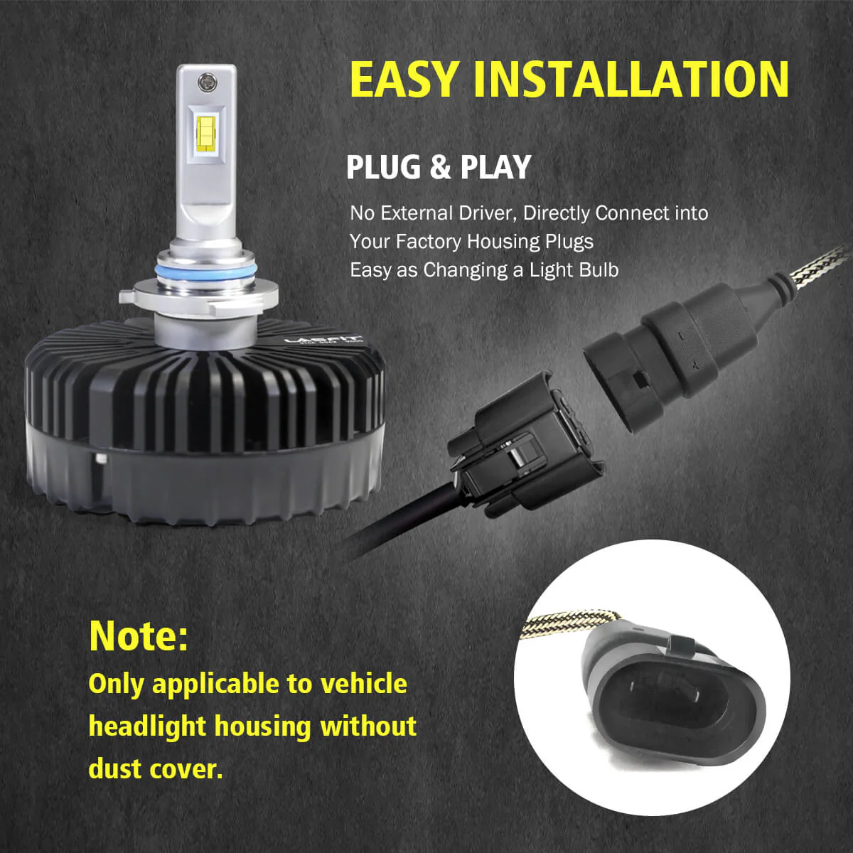 100W 9005 HB3 Pro Series | 10,000LM 6000K LED Bulbs - Image 4
