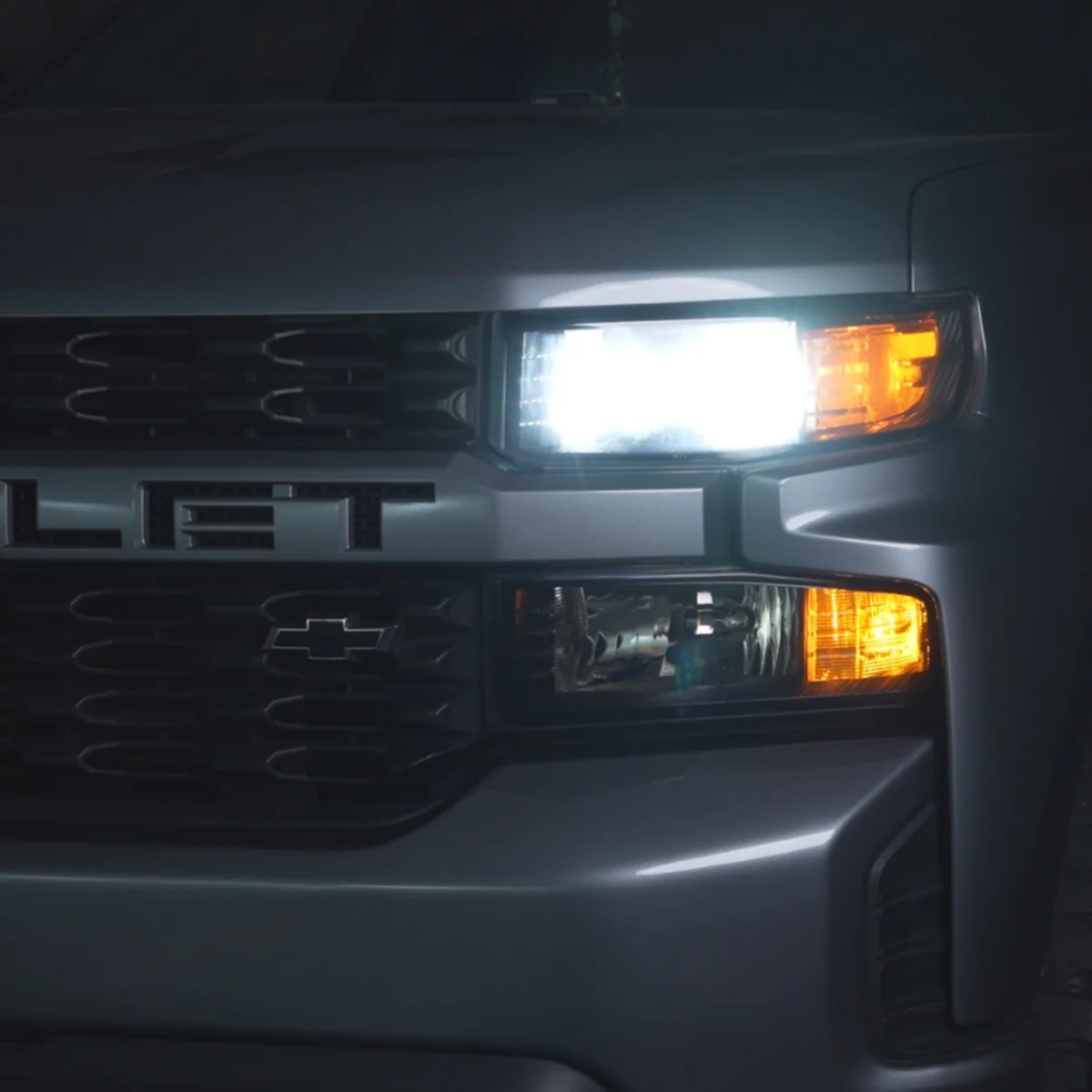Fit for 2019-2026 Chevrolet Silverado 1500 WT/Custom/Custom Trail Boss Custom-Fit H11 9005 LED Bulbs with Dust Cover | Pro-DC Series - Image 3