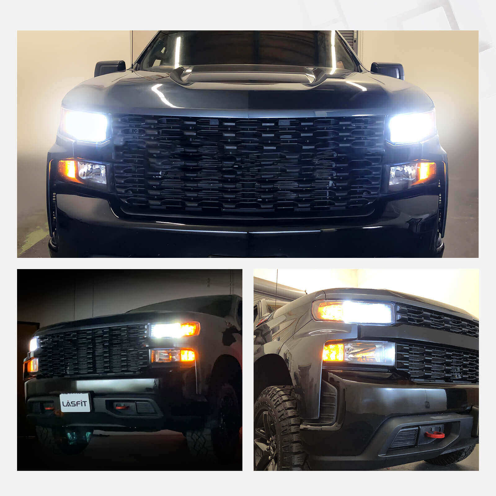 Fit for 2019-2026 Chevrolet Silverado 1500 WT/Custom/Custom Trail Boss Custom-Fit H11 9005 LED Bulbs with Dust Cover | Pro-DC Series - Image 6
