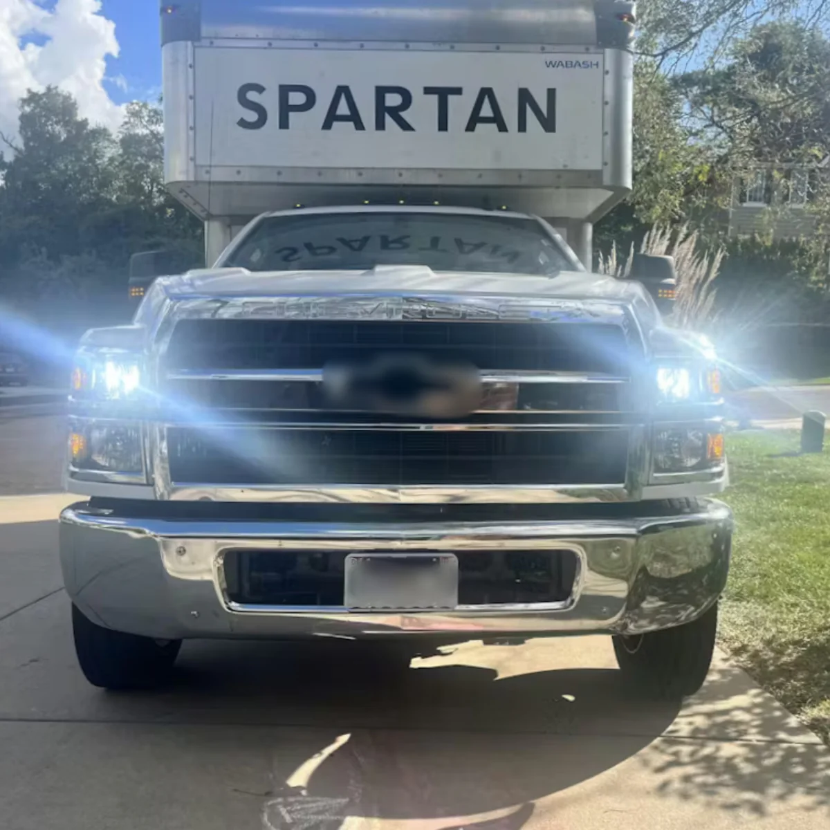 Fit for 2019-2025 Chevrolet Silverado 4500HD 5500HD 6500HD Custom LED bulbs w/Dust Cover - Image 3