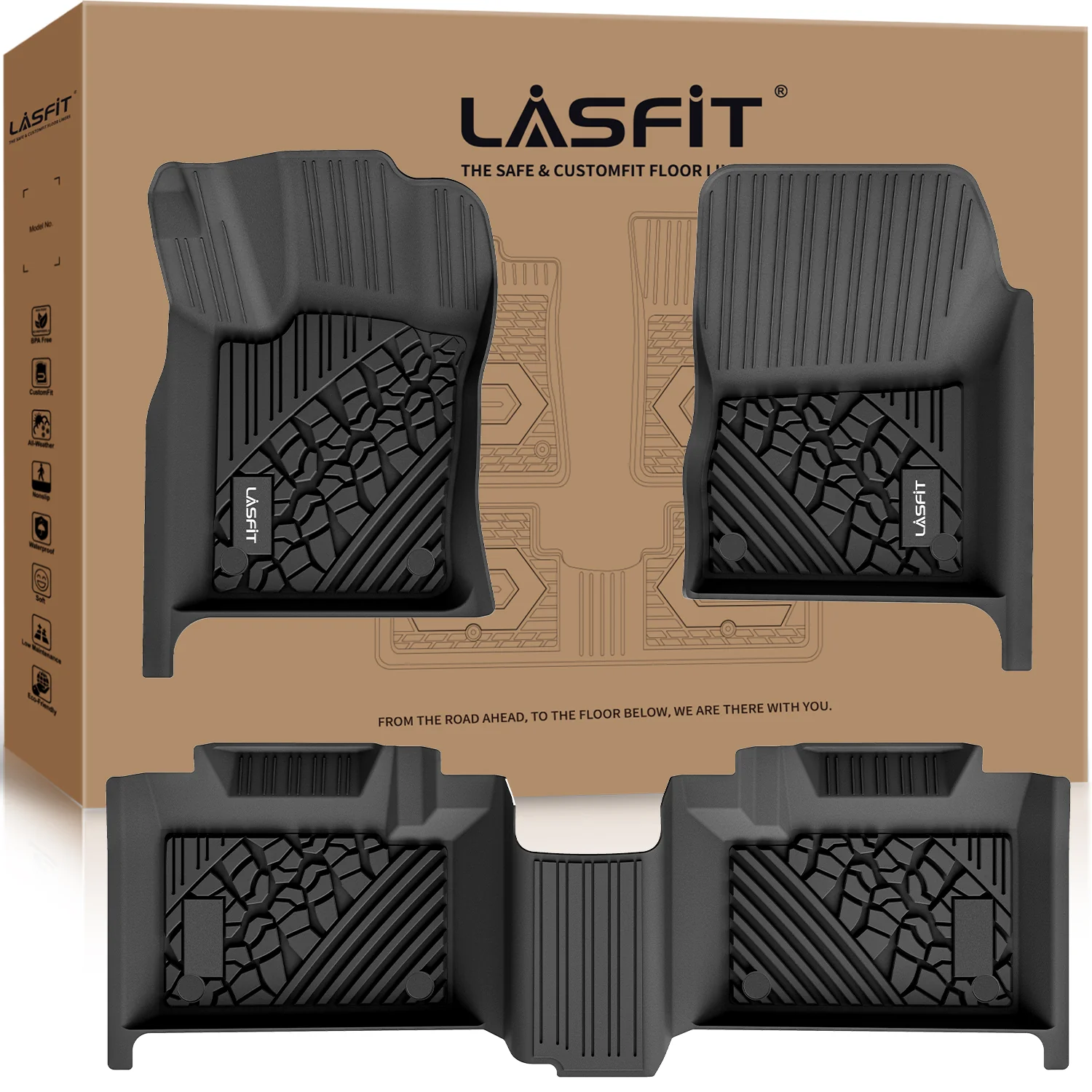 Fit for 2013-2026 Dodge Durango Floor Mats or Cargo & Seatback Mats - Image 10