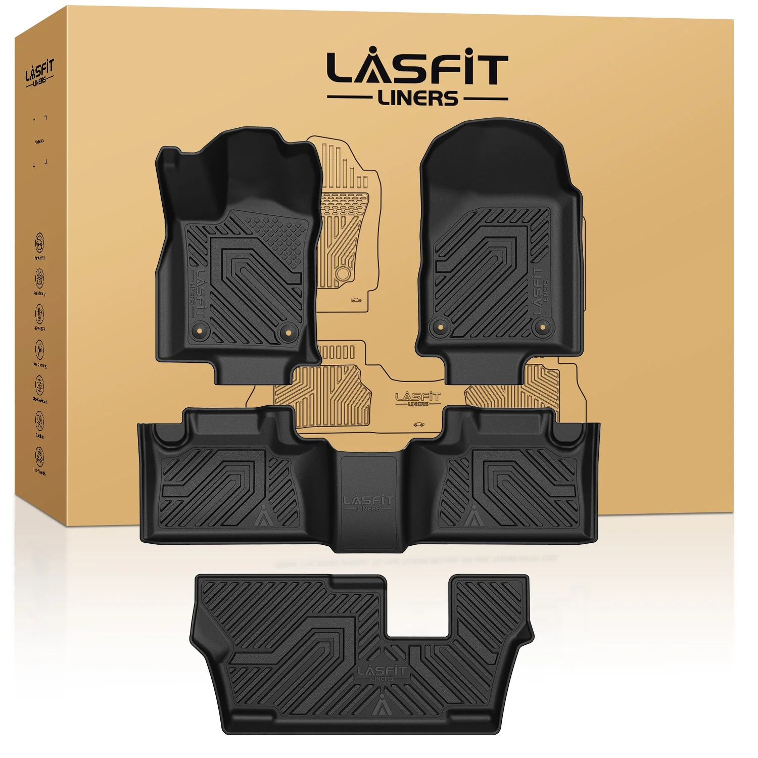 Fit for 2013-2026 Dodge Durango Floor Mats or Cargo & Seatback Mats - Image 18