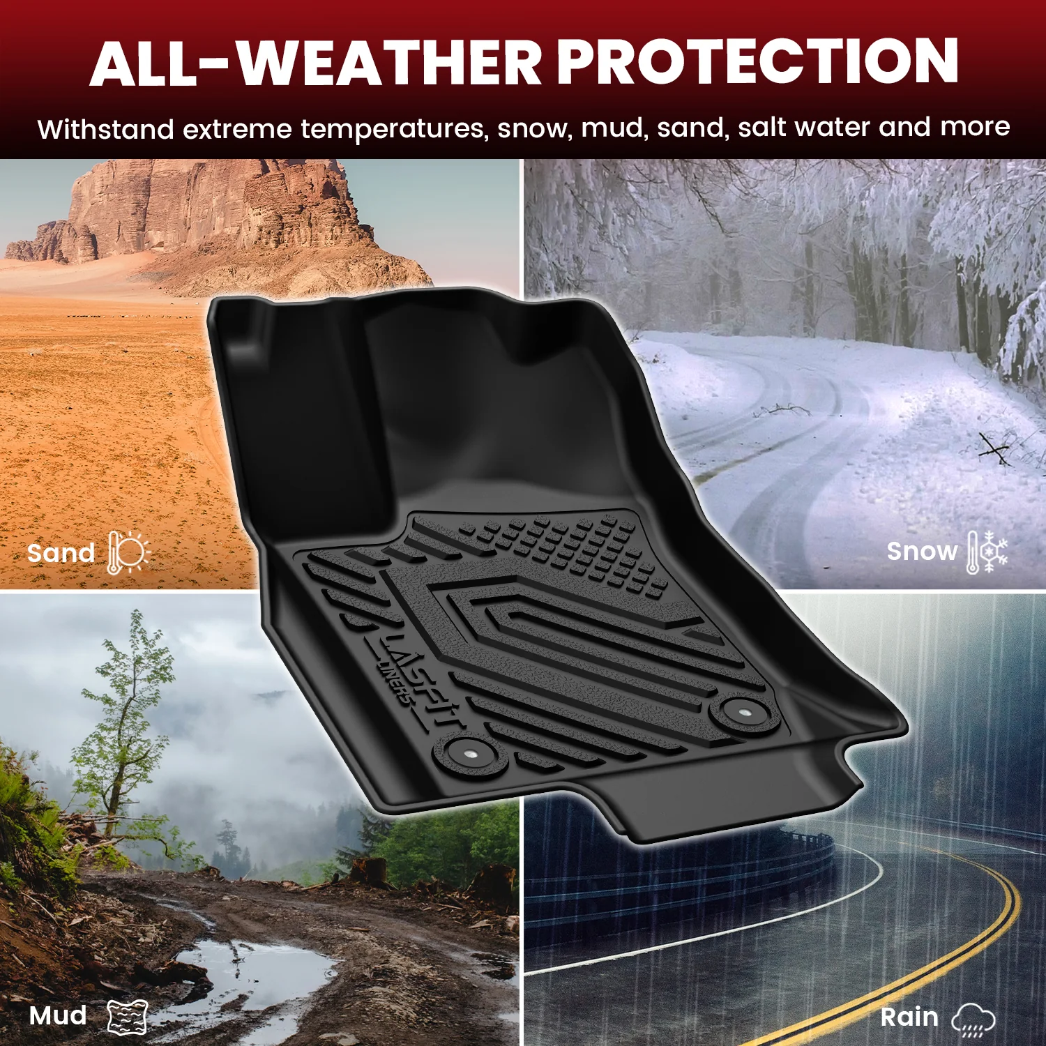 Fit for 2013-2026 Dodge Durango Floor Mats or Cargo & Seatback Mats - Image 34