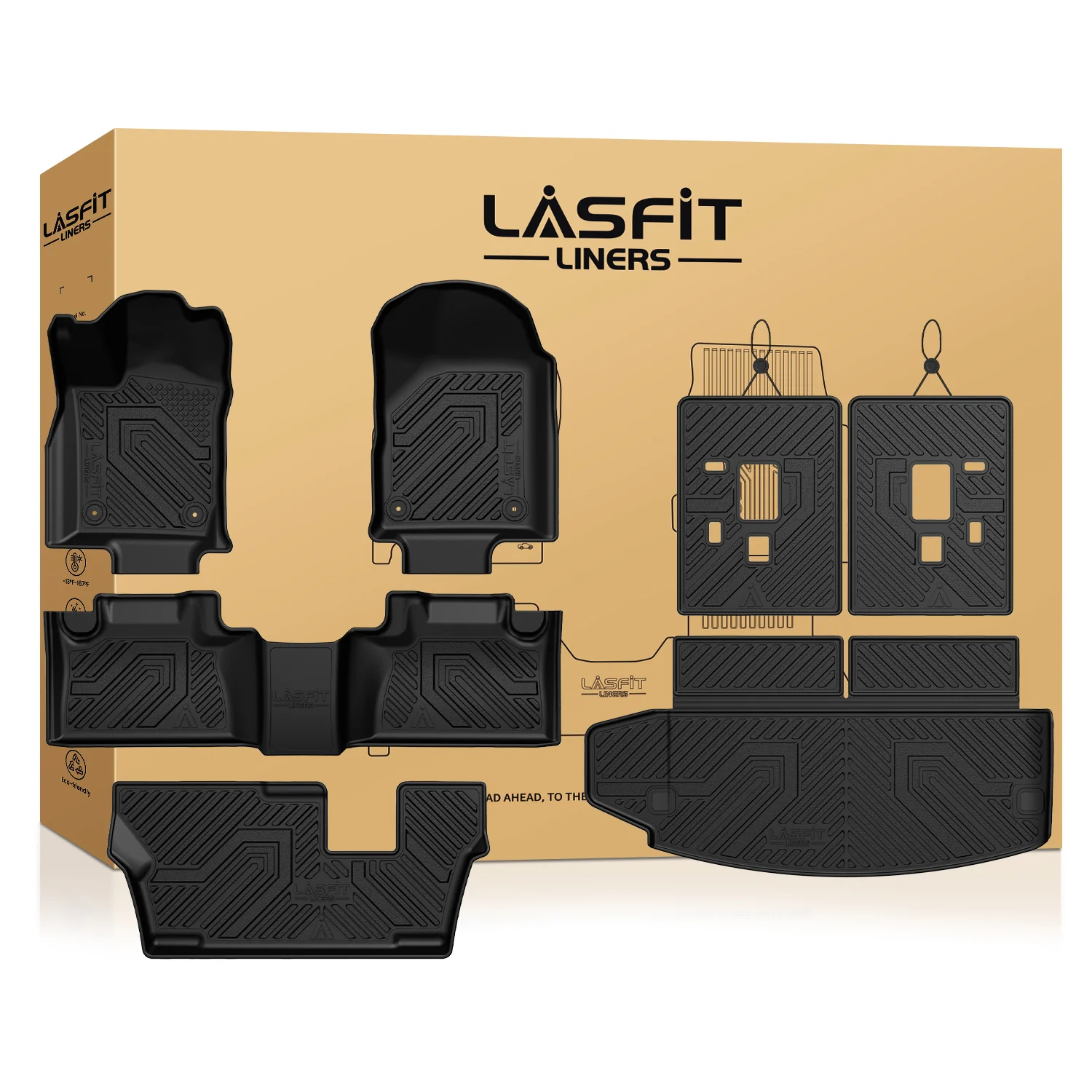 Fit for 2013-2026 Dodge Durango Floor Mats or Cargo & Seatback Mats - Image 35